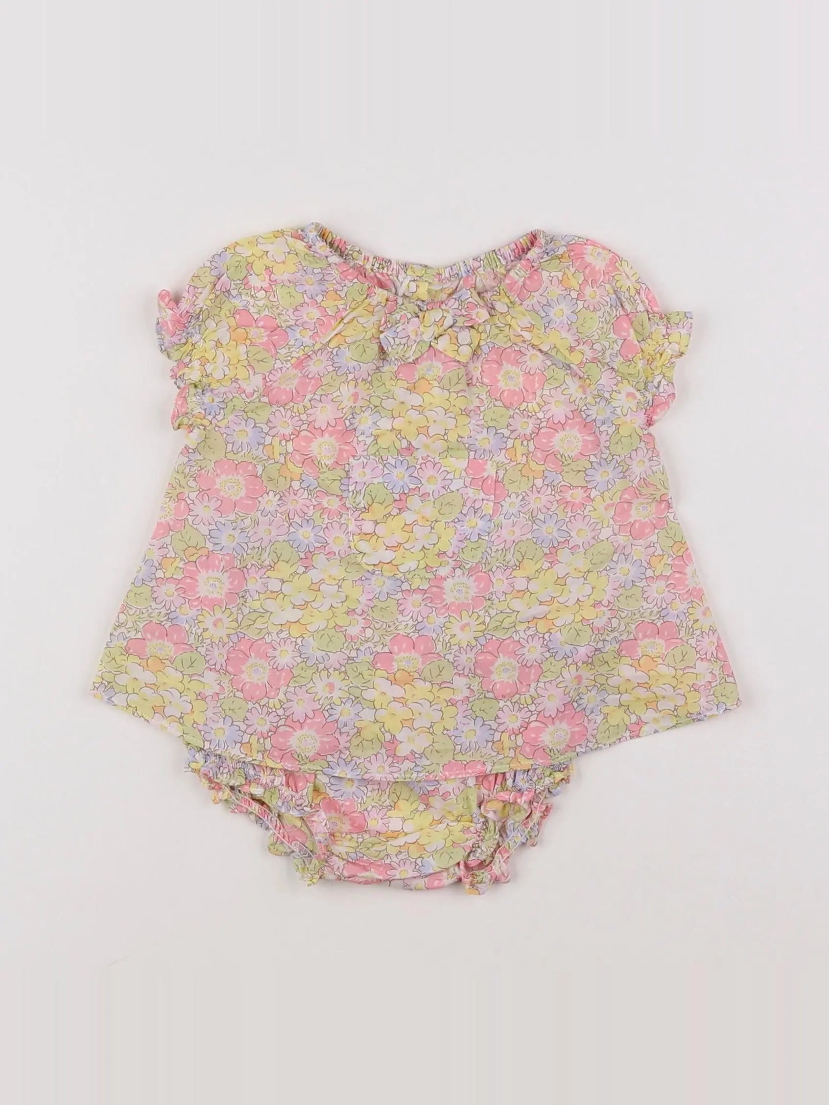 Jacadi - robe liberty multicolore - 6 mois