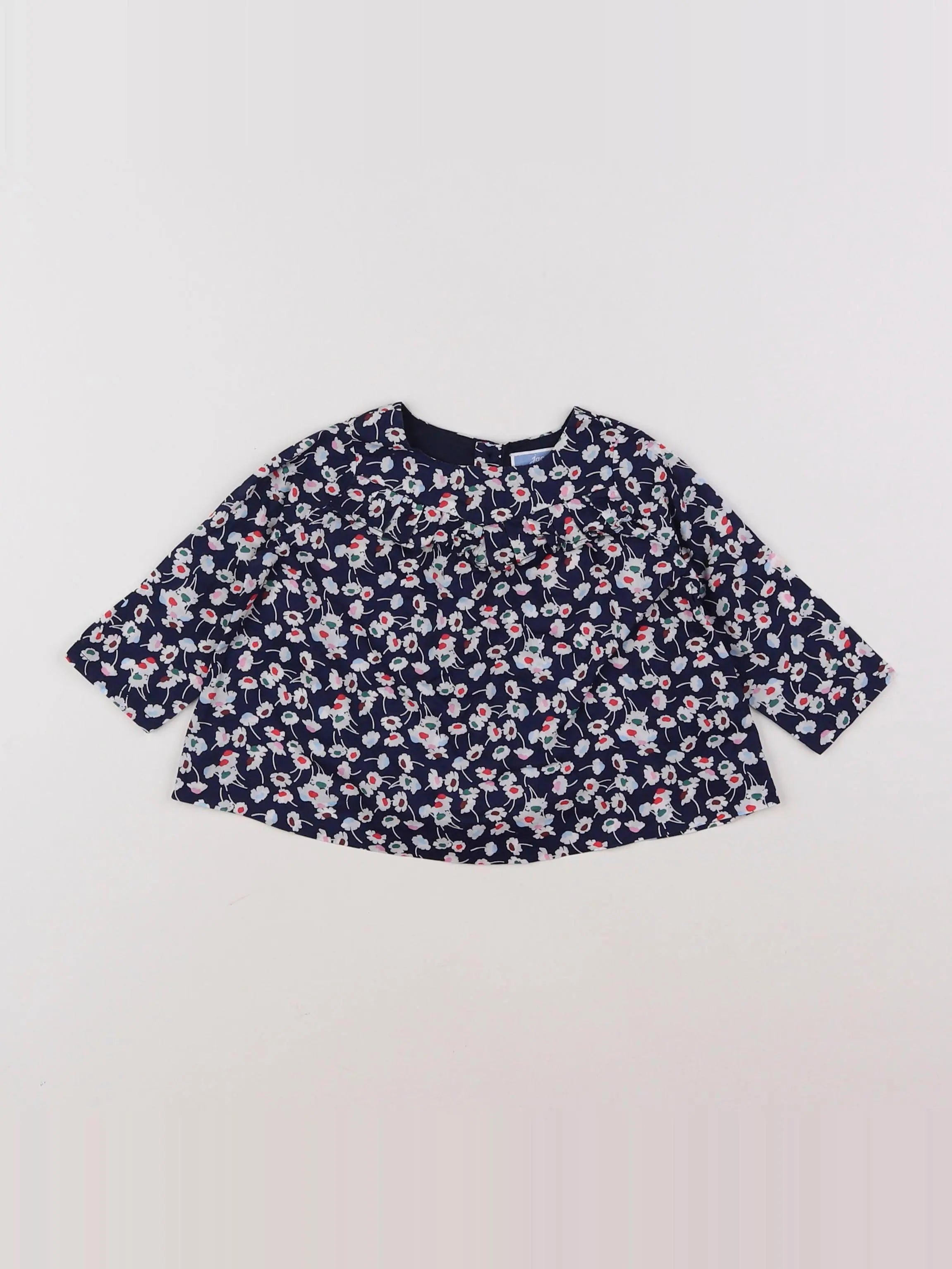 Jacadi - blouse liberty bleu - 6 mois