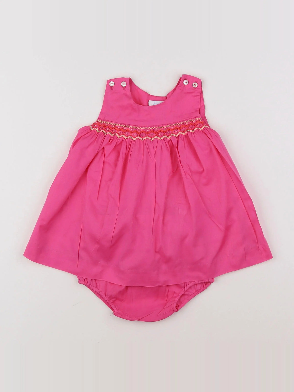 Jacadi - robe rose - 6 mois