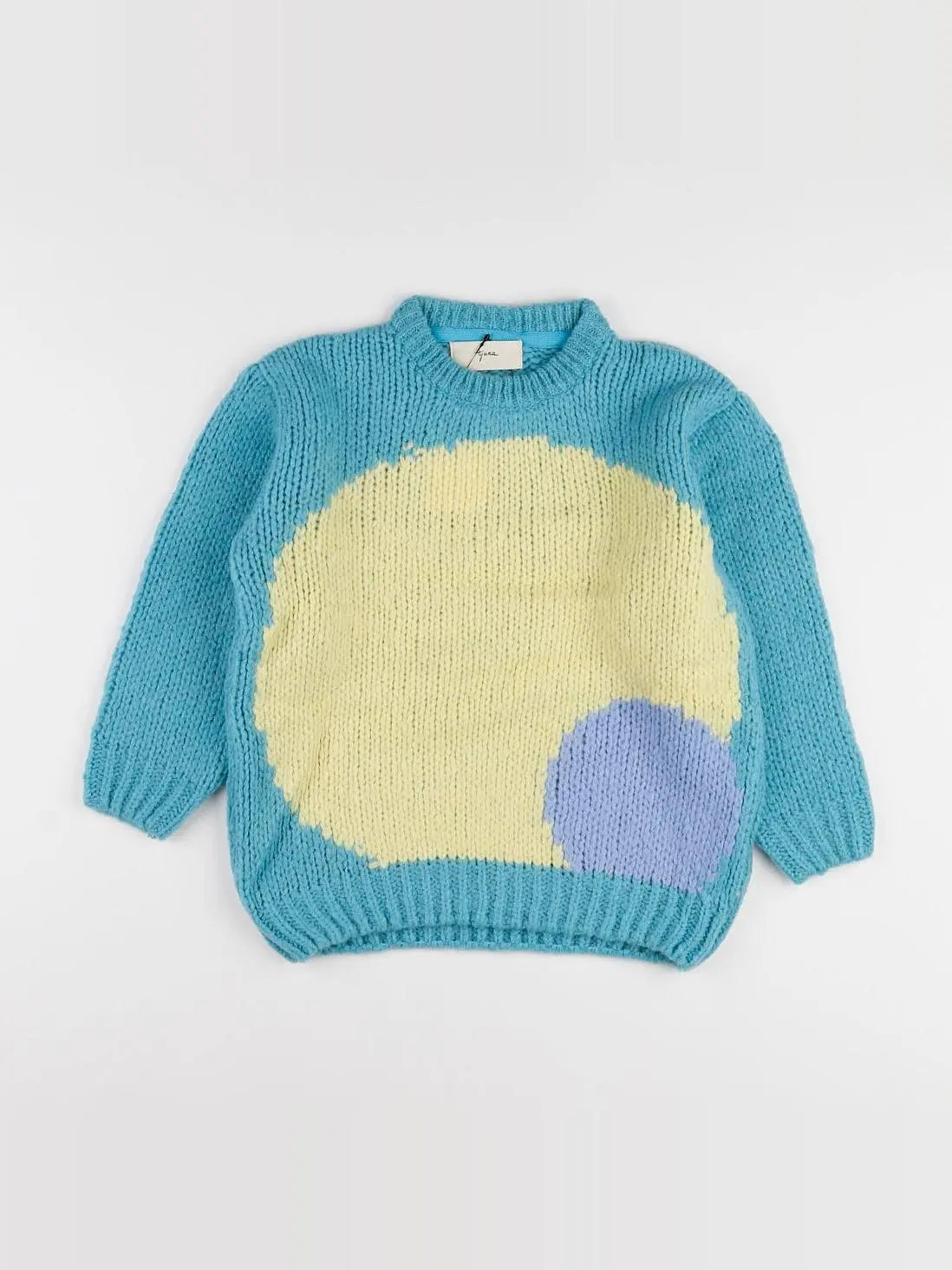 Pull laine Calder bleu