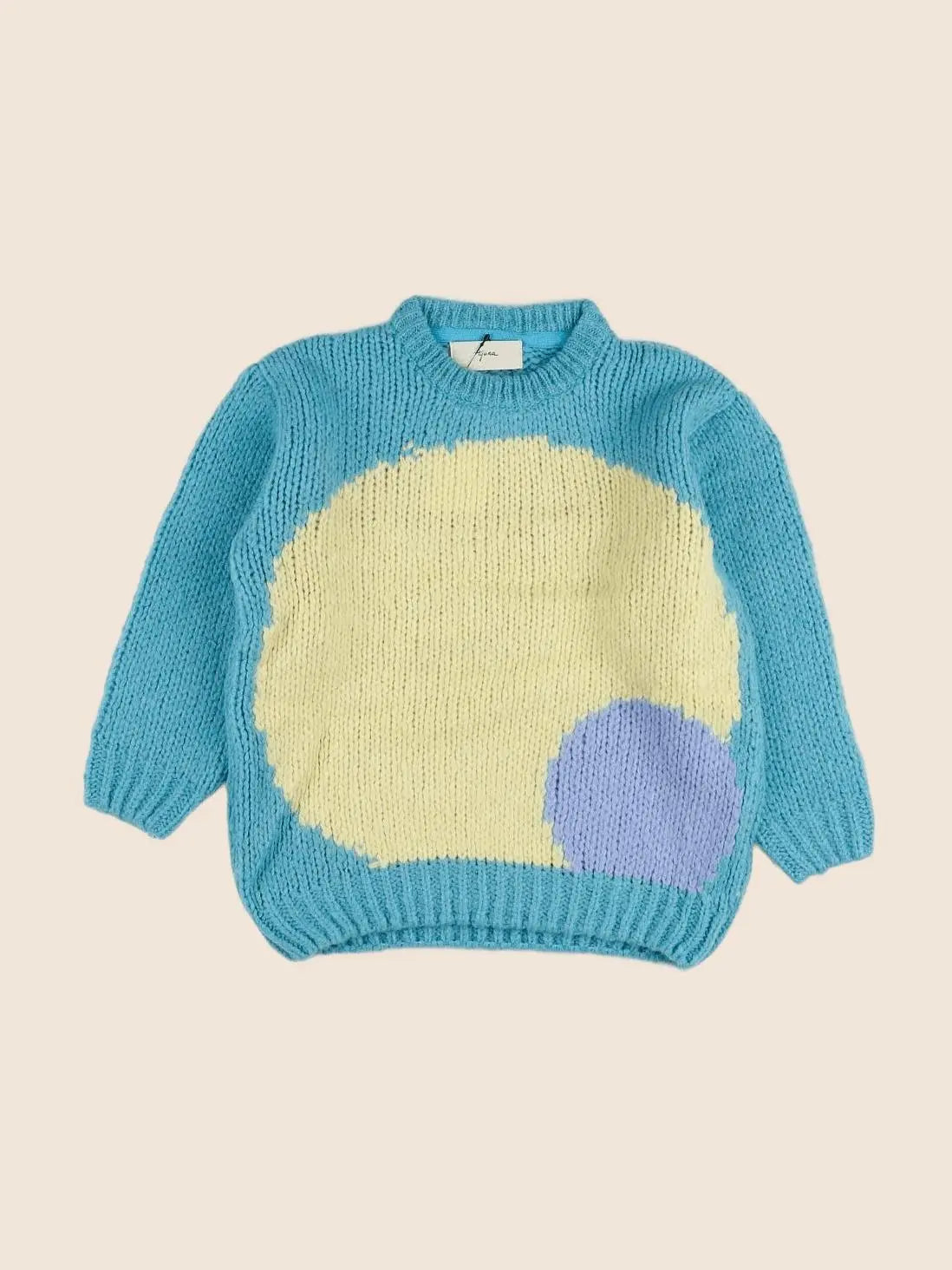 Pull laine Calder bleu