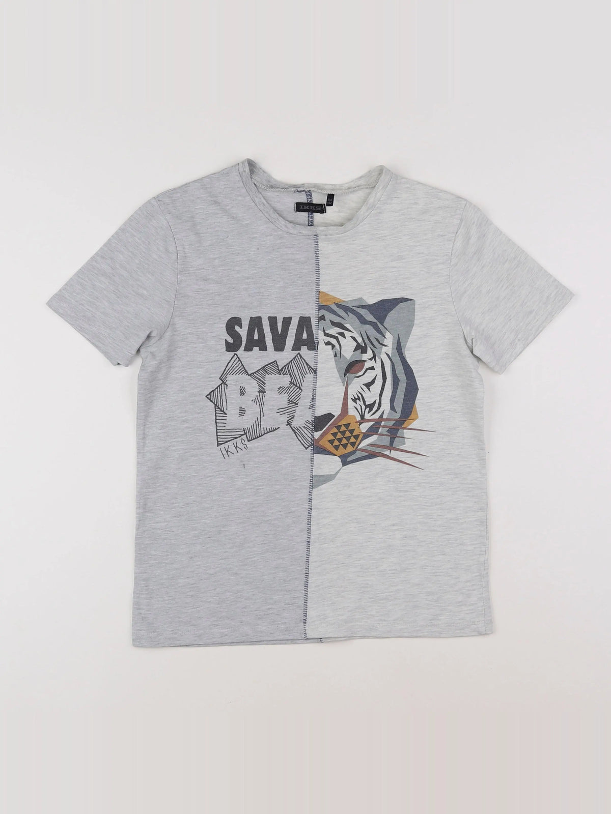 IKKS - tee-shirt gris - 12 ans