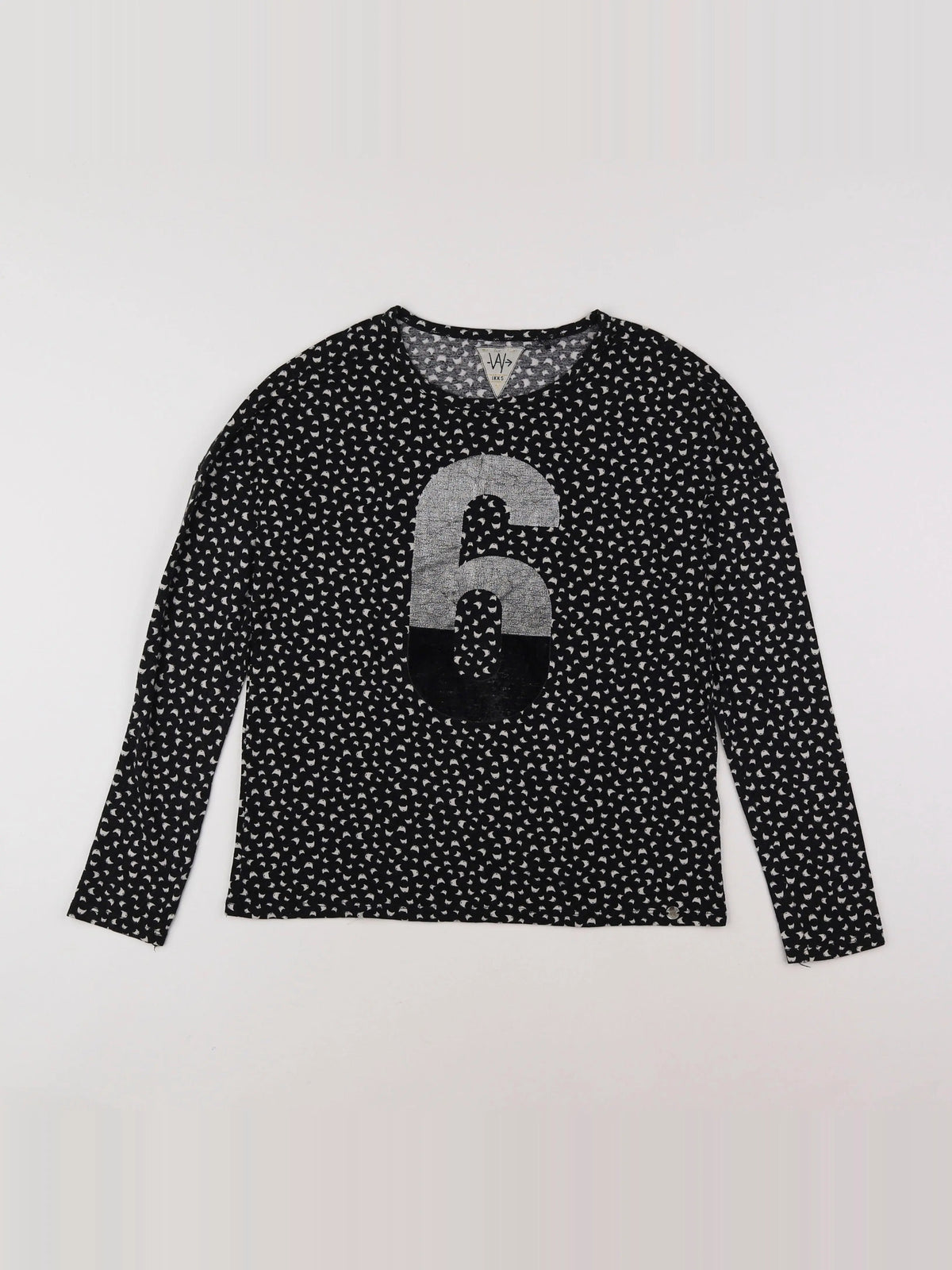 IKKS - tee-shirt noir - 12 ans