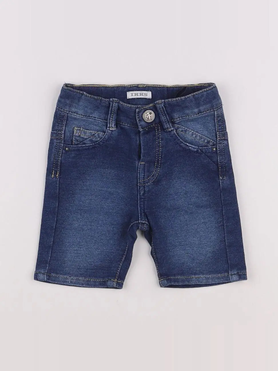IKKS - short bleu - 12 mois