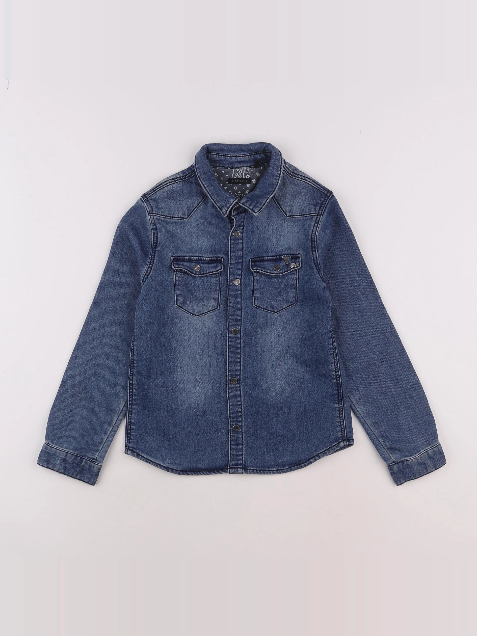 IKKS - chemise bleu - 6 ans
