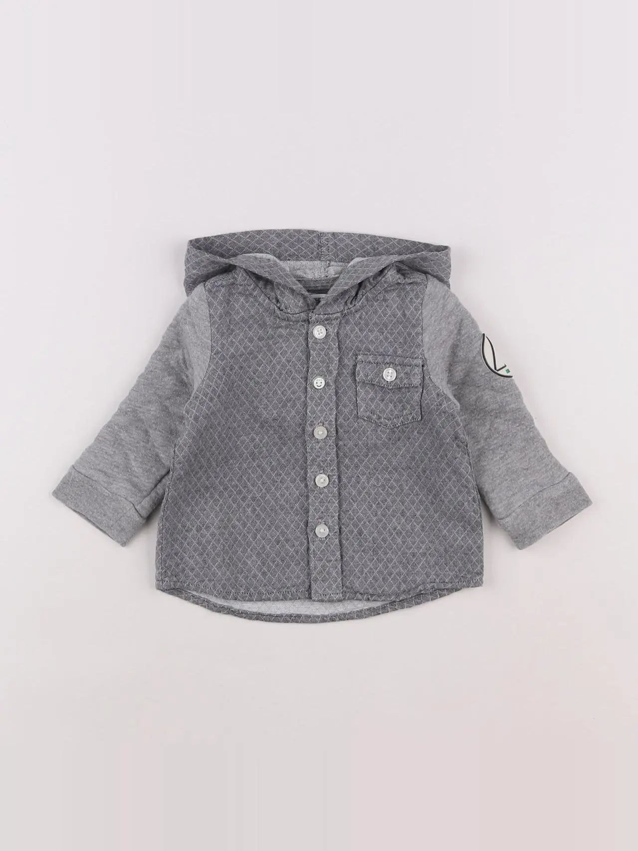 IKKS - chemise gris - 3 mois