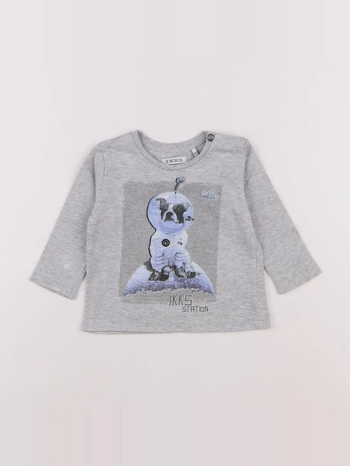 IKKS - tee-shirt gris - 3 mois