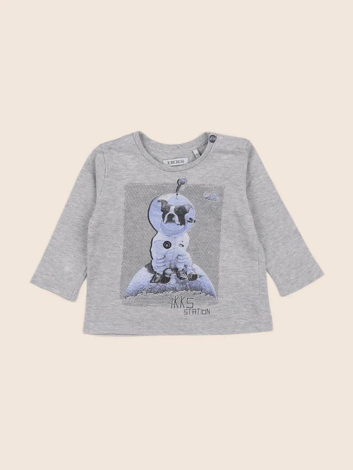 IKKS - tee-shirt gris - 3 mois