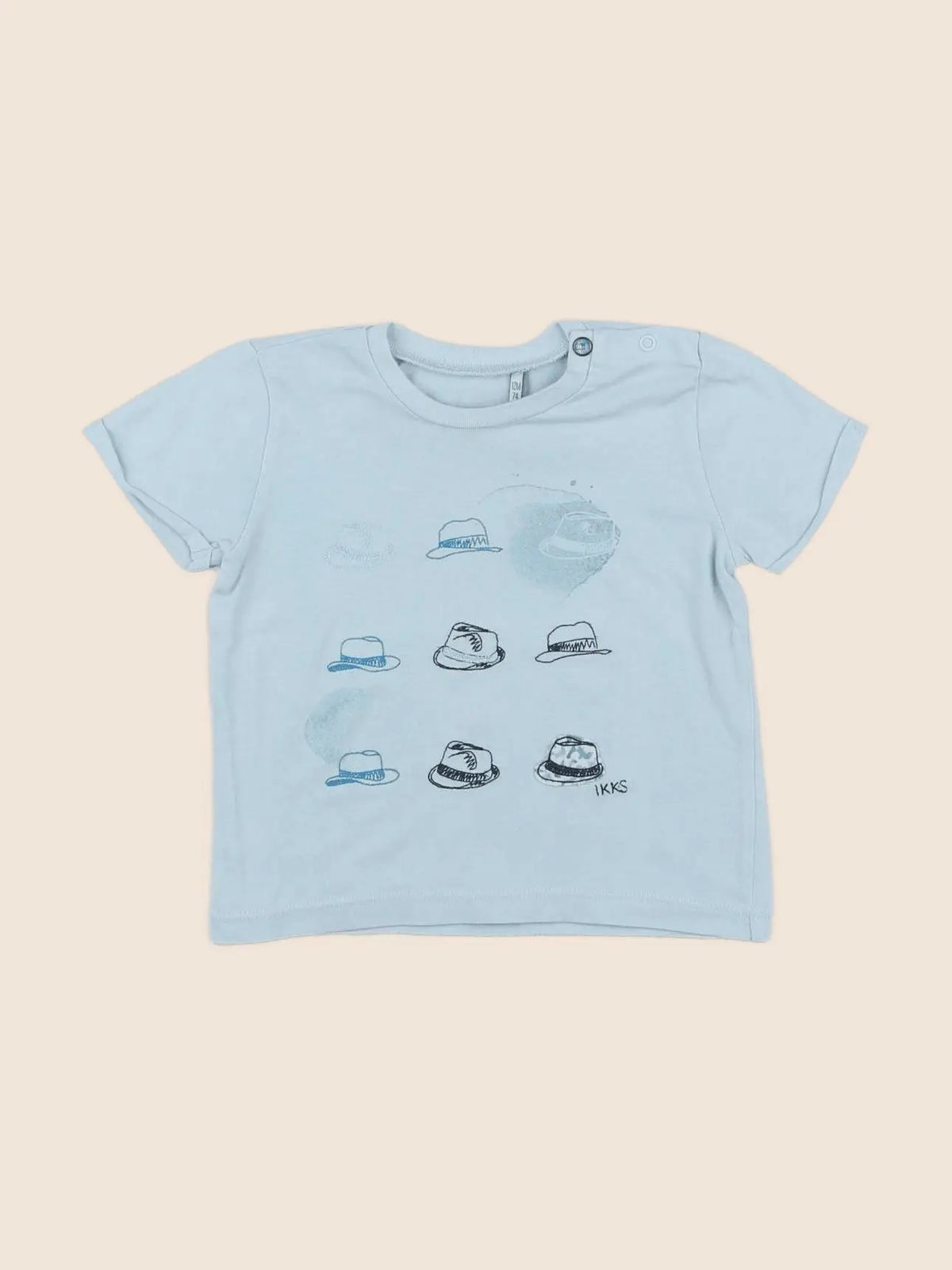 IKKS - tee-shirt bleu - 12 mois