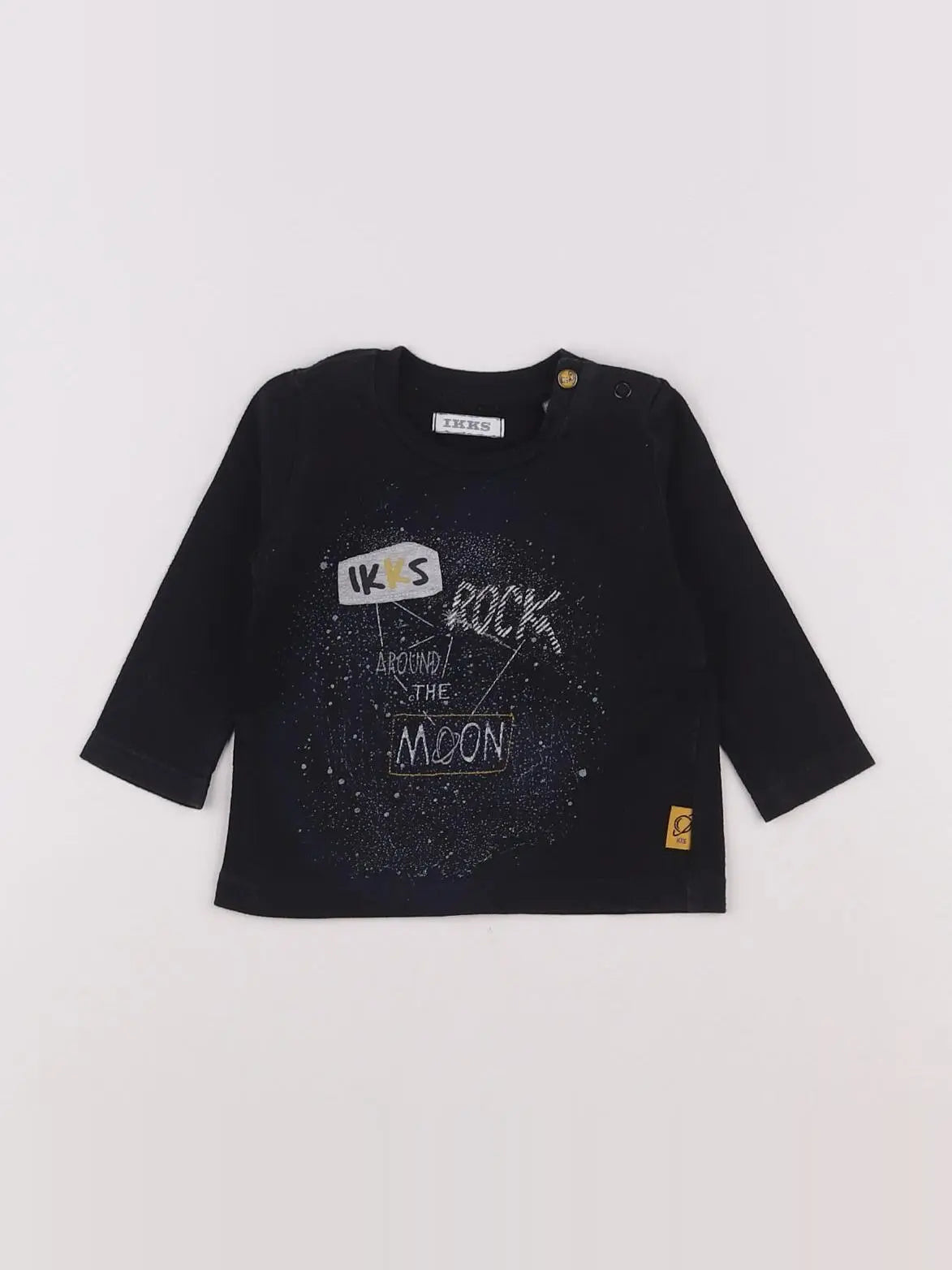 IKKS - tee-shirt noir - 3 mois