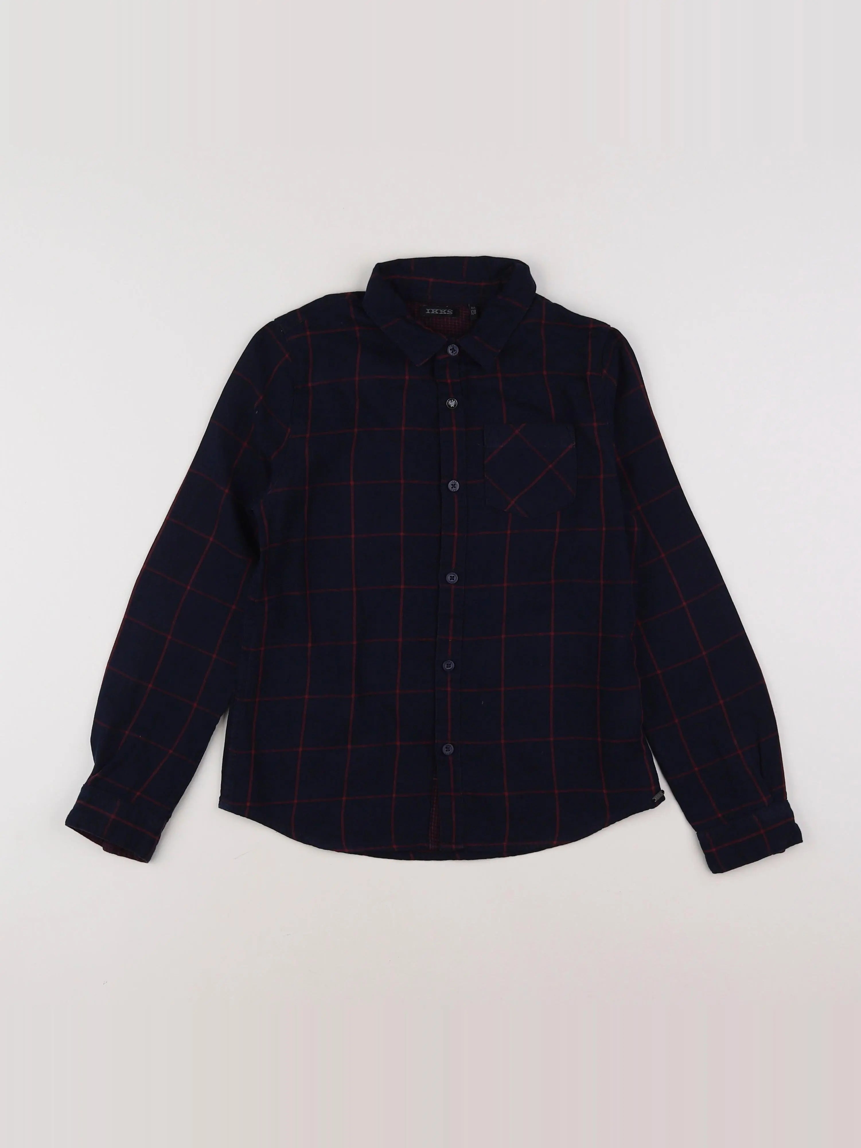 IKKS - chemise bleu - 8 ans