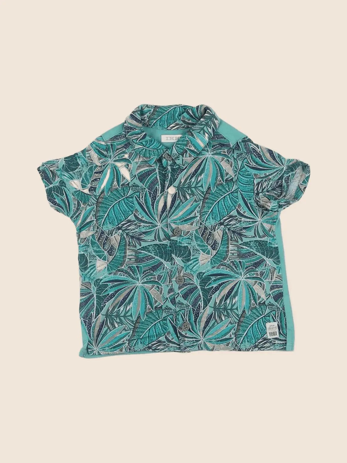 IKKS - chemise vert - 6 mois