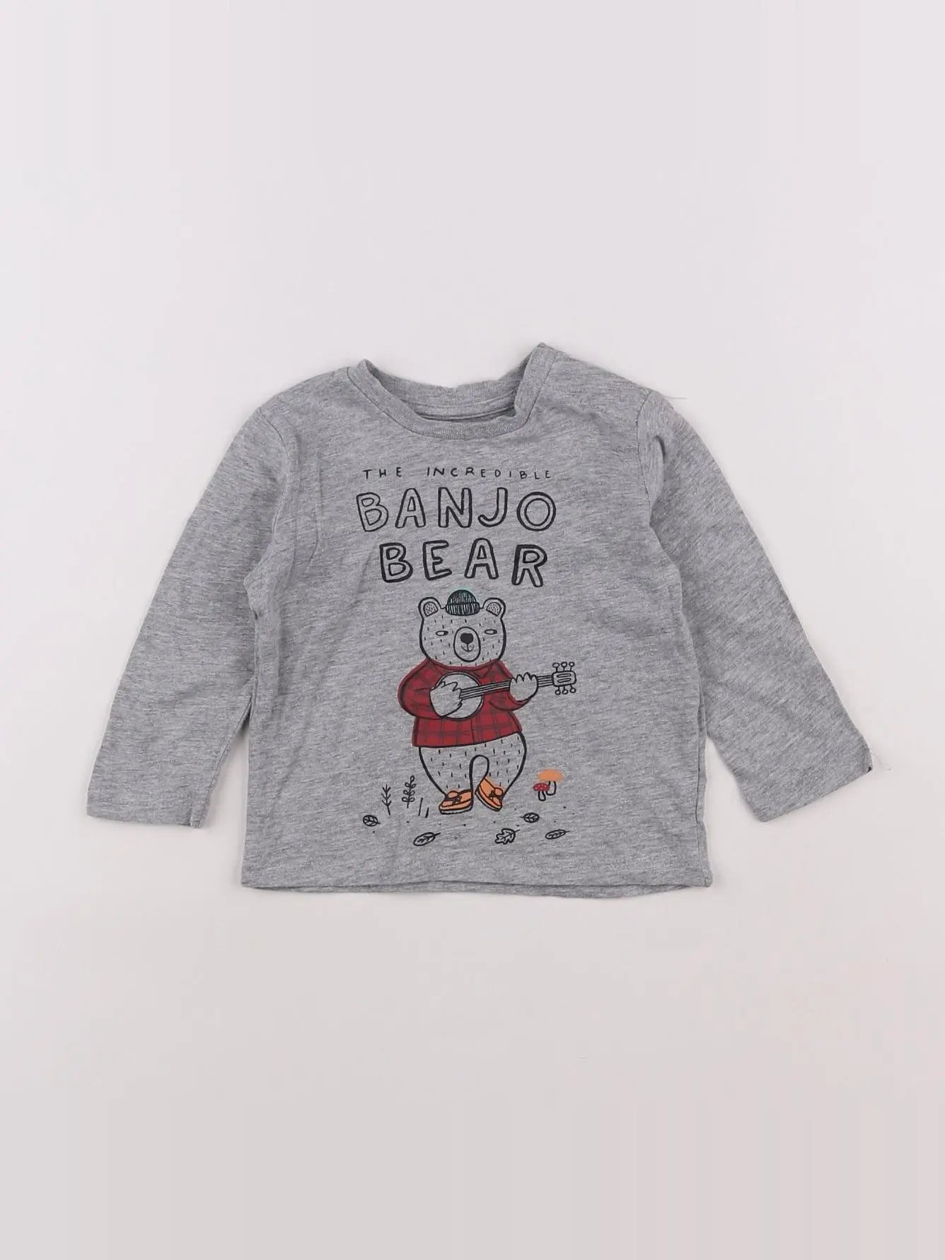 Boutchou - tee-shirt gris - 6 mois