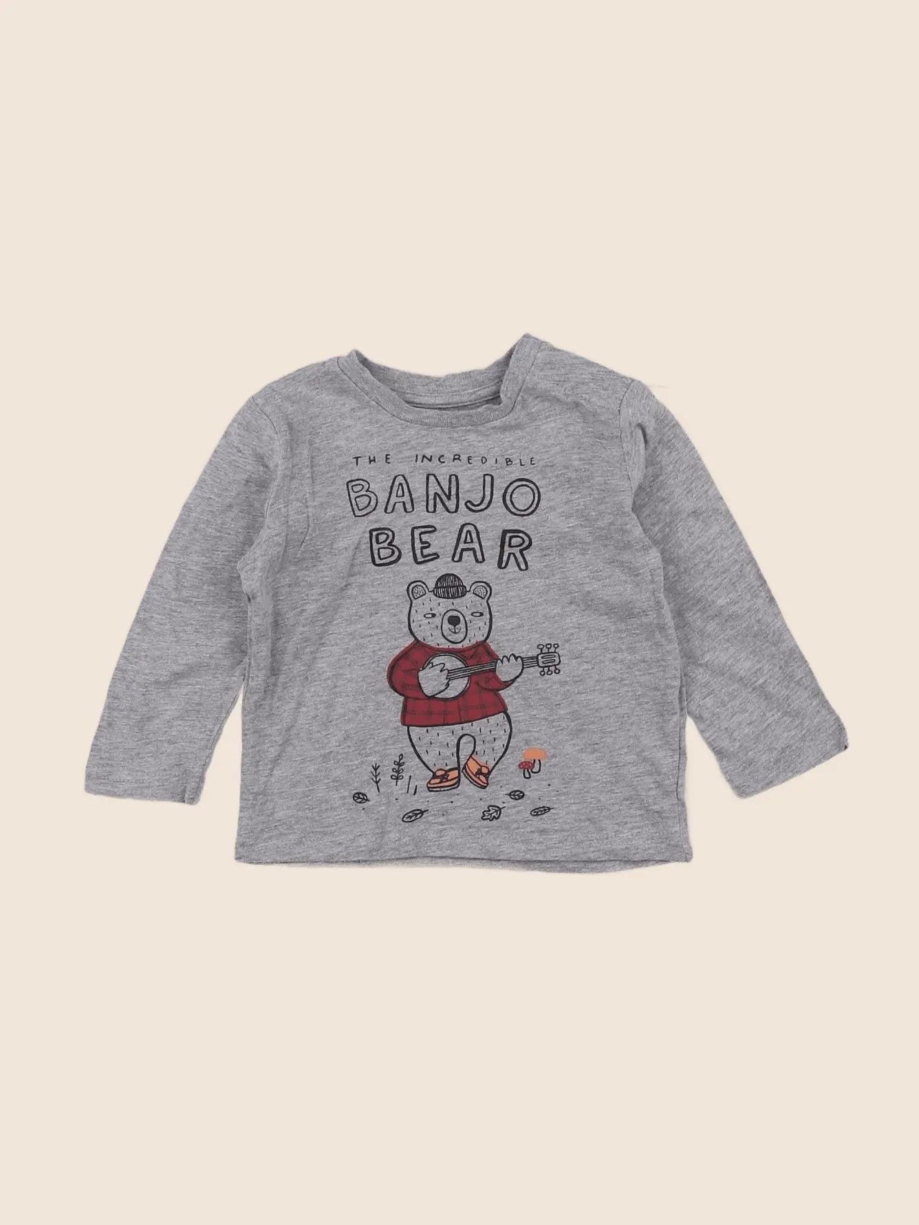 Boutchou - tee-shirt gris - 6 mois