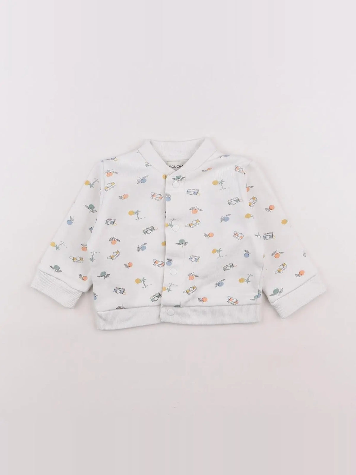 Bouchara - sweat blanc - 6 mois