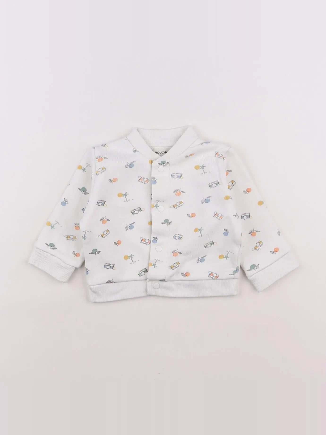 Bouchara - sweat blanc - 6 mois