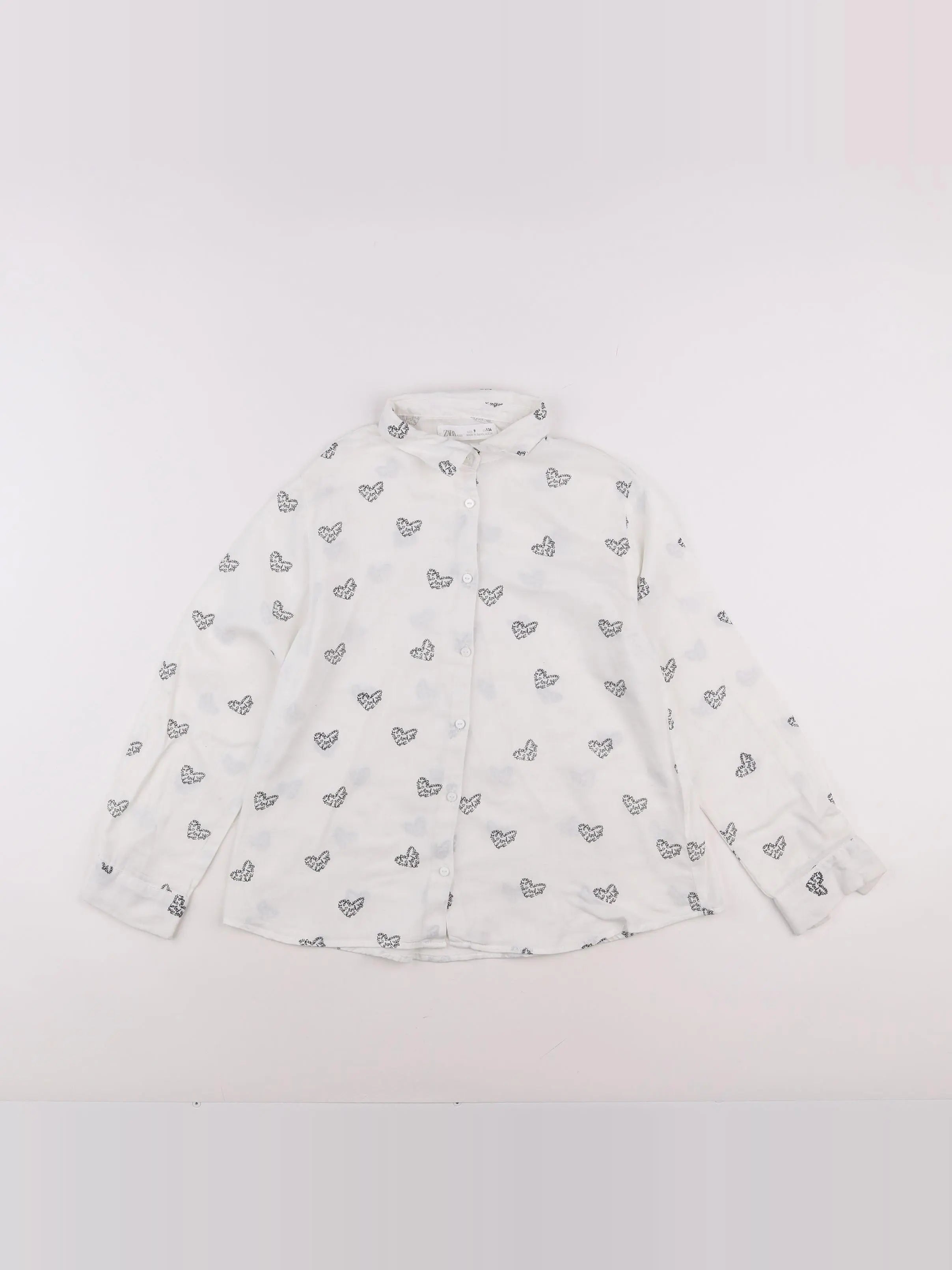Zara - chemise blanc - 9 ans