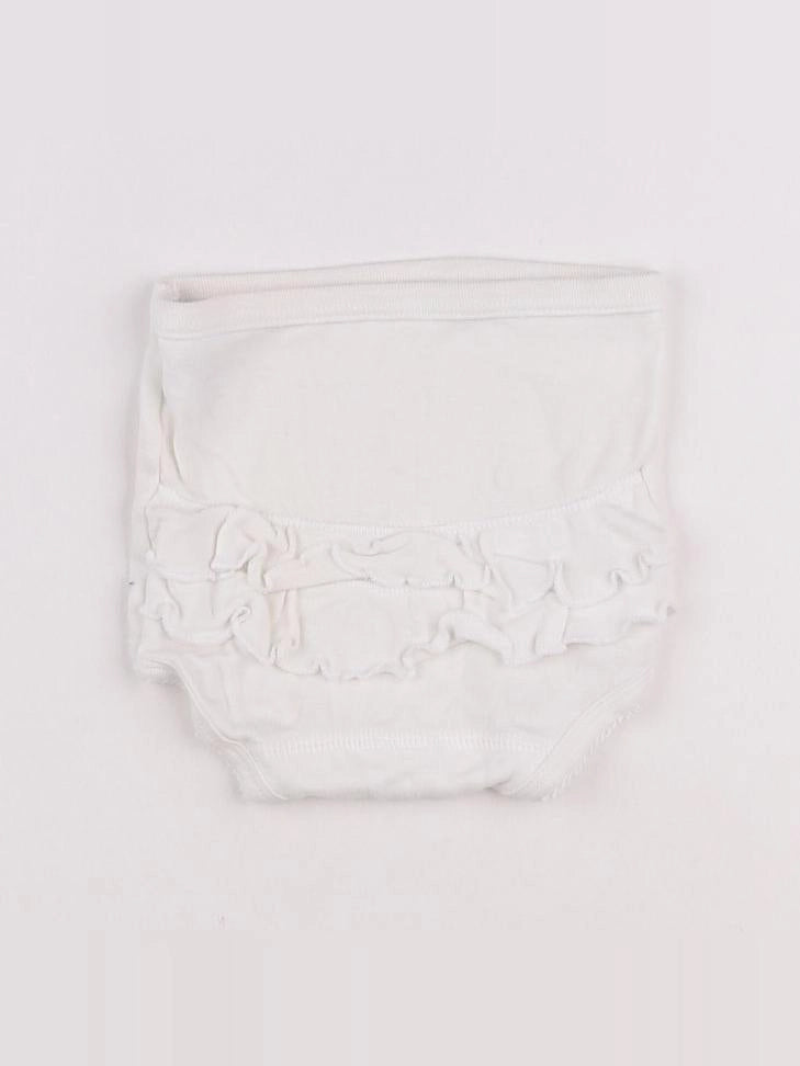 Petit Bateau - bloomer blanc - 3 mois