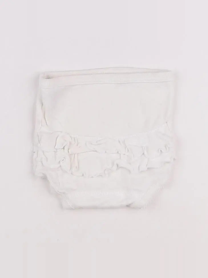 Petit Bateau - bloomer blanc - 3 mois