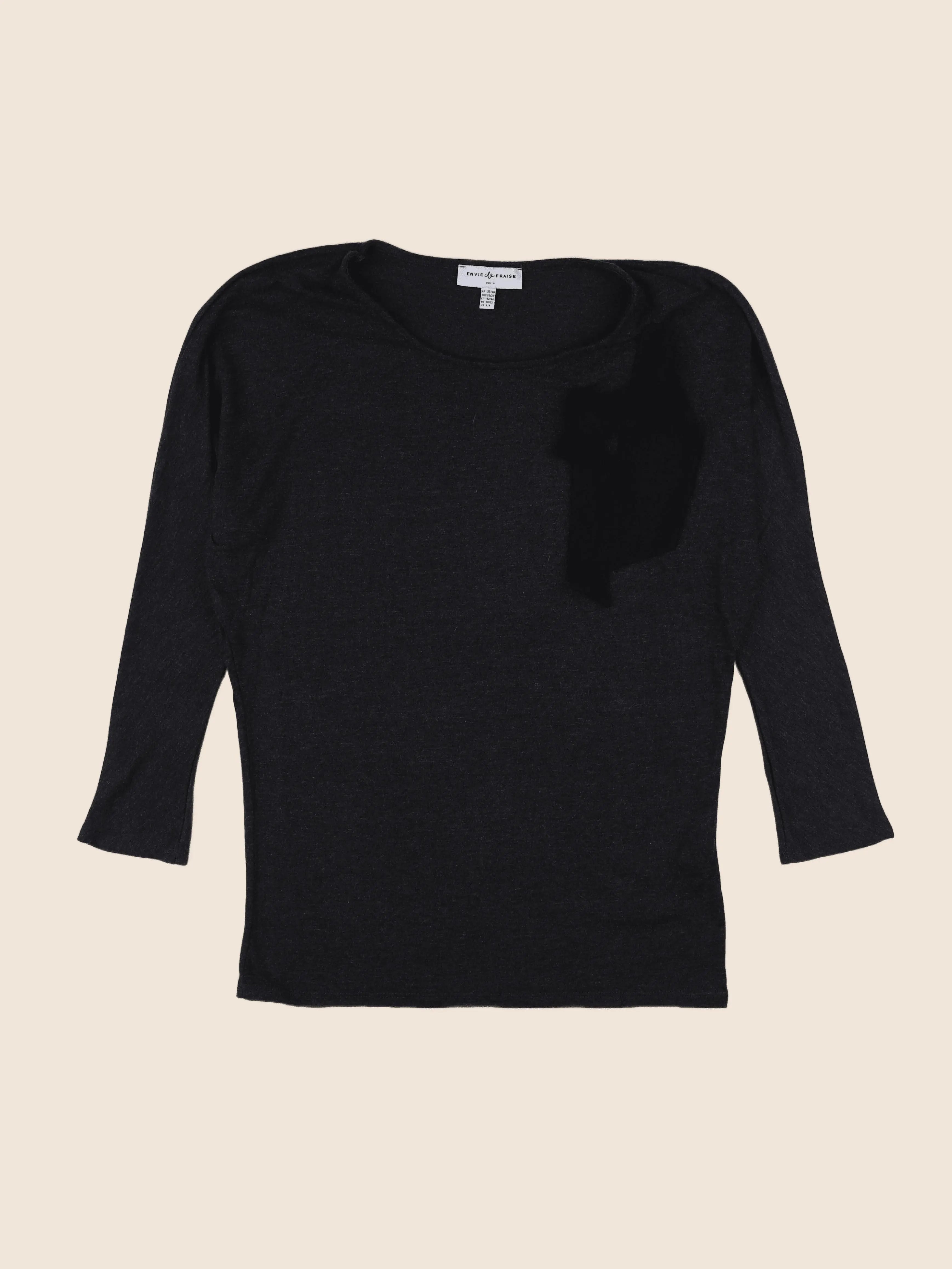 Envie de fraise - tee-shirt grossesse gris - 36 à 38