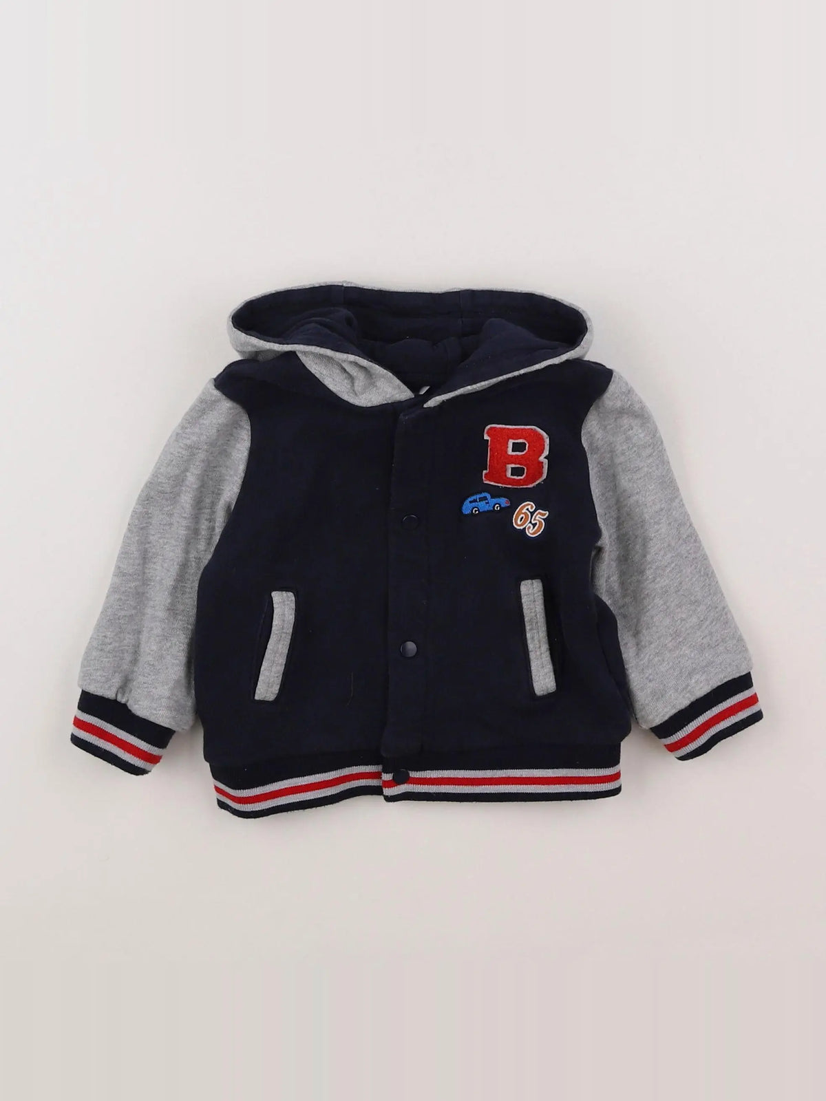 Boutchou - sweat bleu - 12 mois