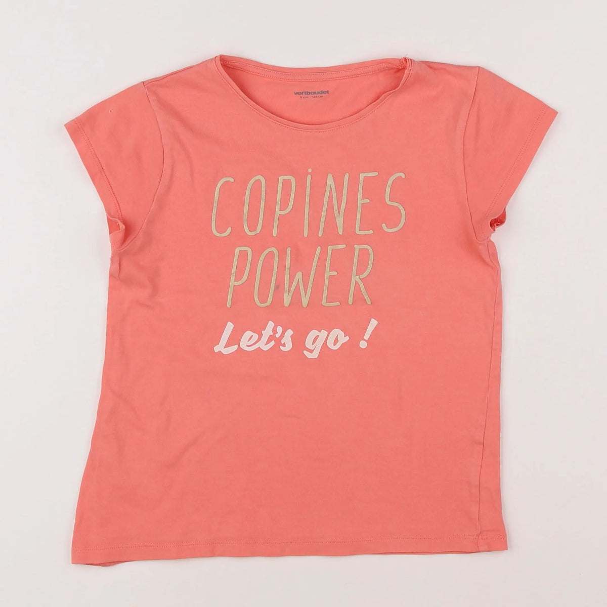 Vertbaudet - tee-shirt rose - 8 ans