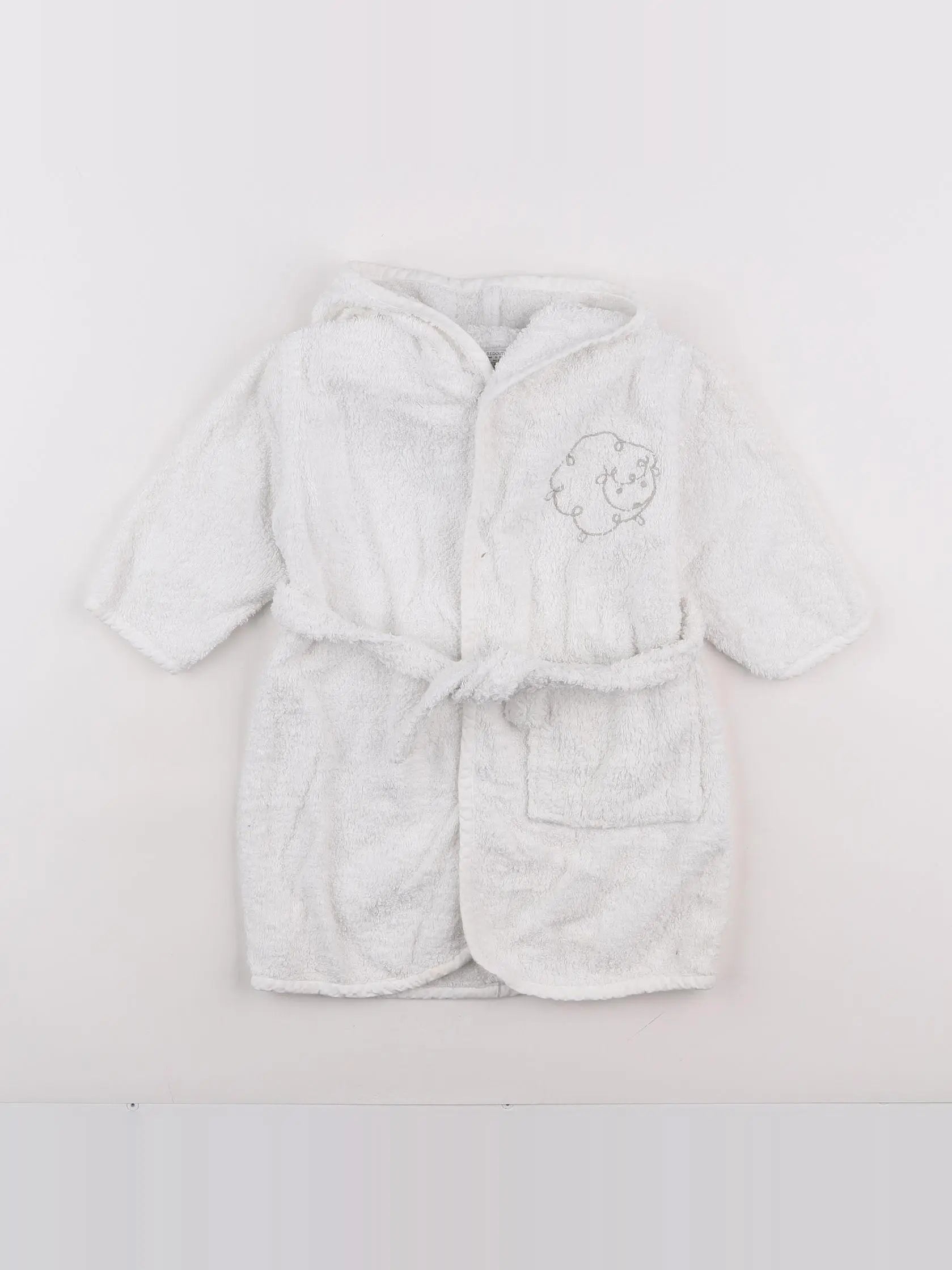 La Redoute - peignoir blanc - 12 mois