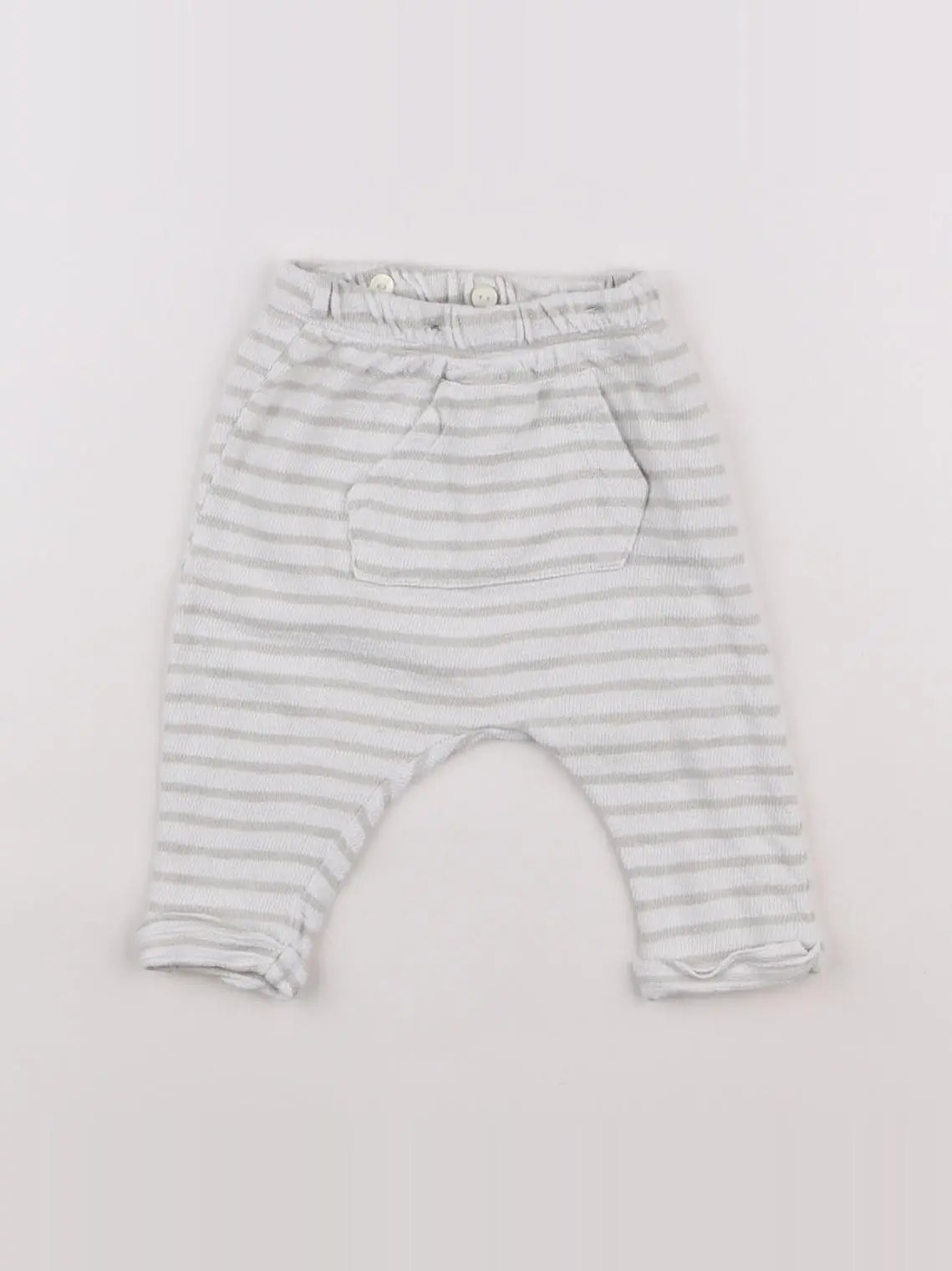 Zara - jogging blanc - 3/6 mois