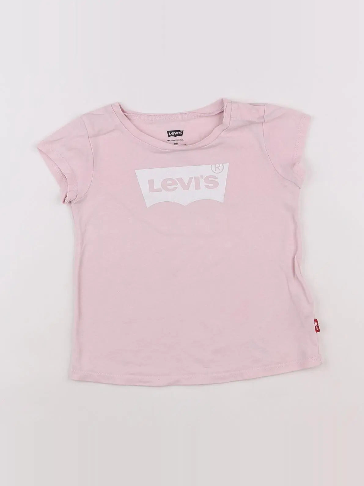 Levi's - tee-shirt rose - 2 ans