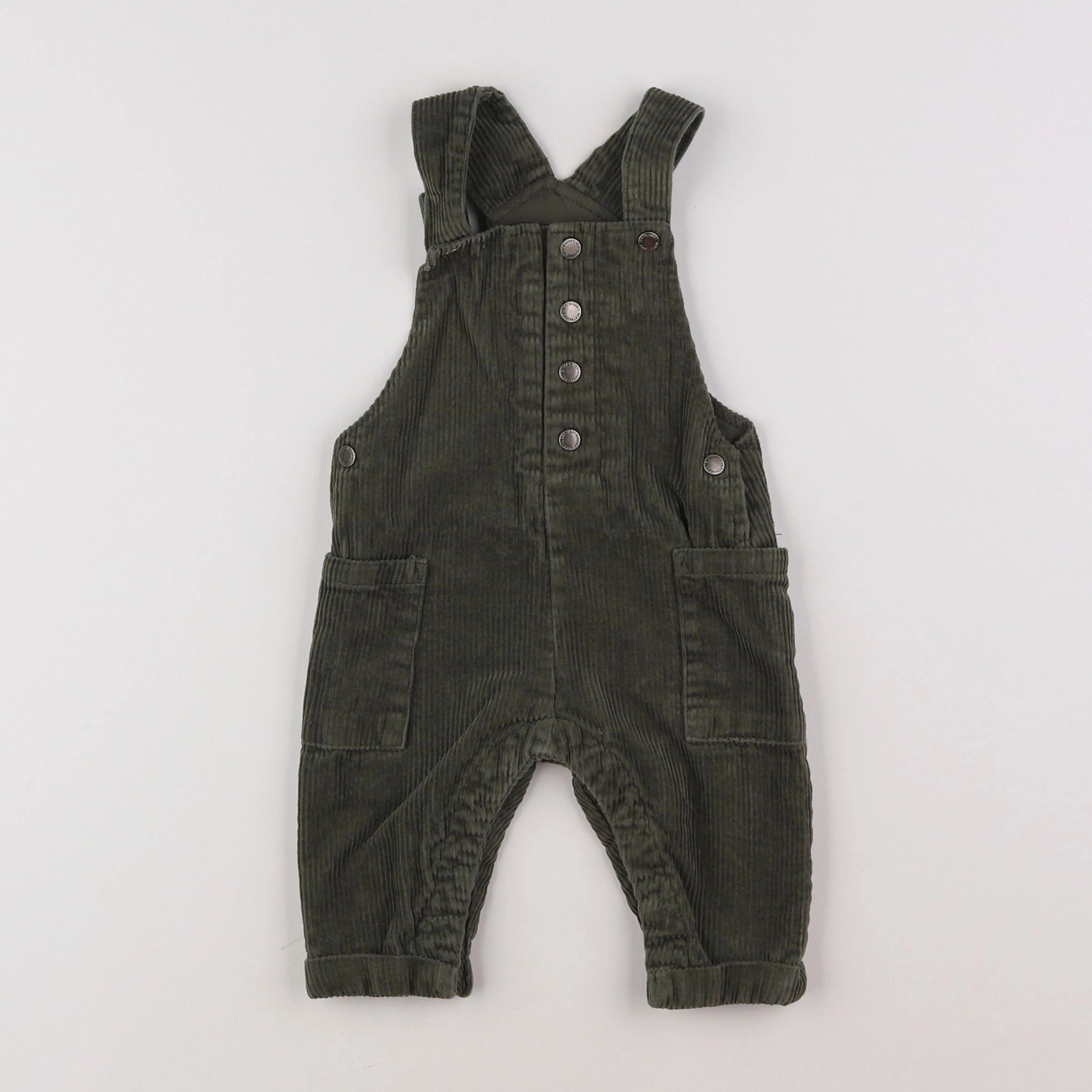 Vertbaudet - salopette vert - 6 mois