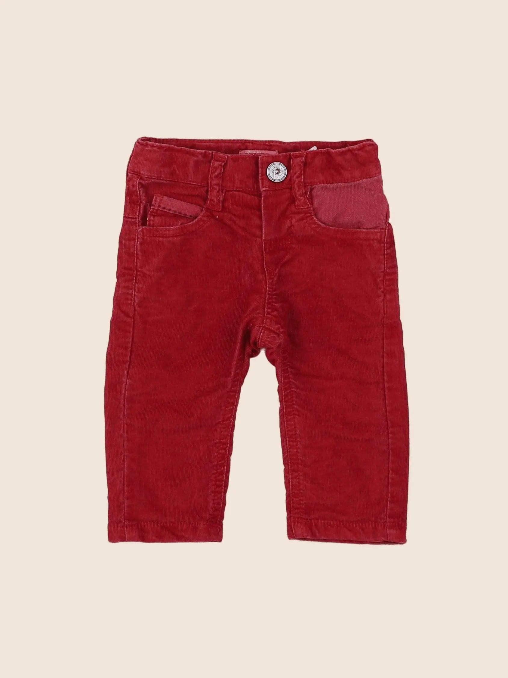 IKKS - pantalon rouge - 3 mois