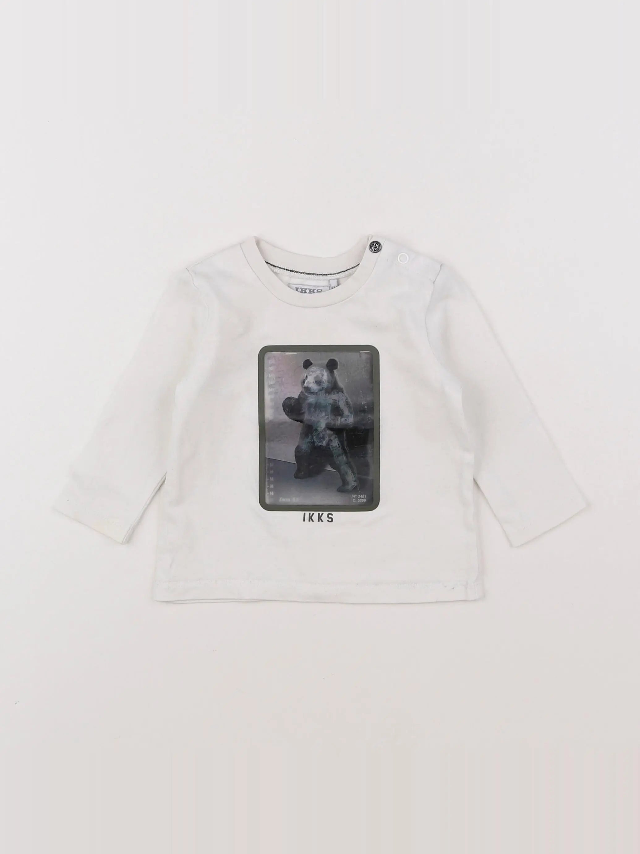 IKKS - tee-shirt blanc - 6 mois