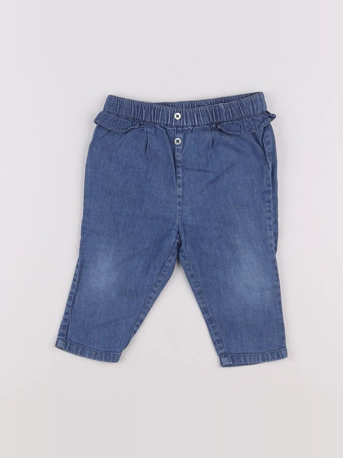 Natalys - sarouel bleu - 6 mois