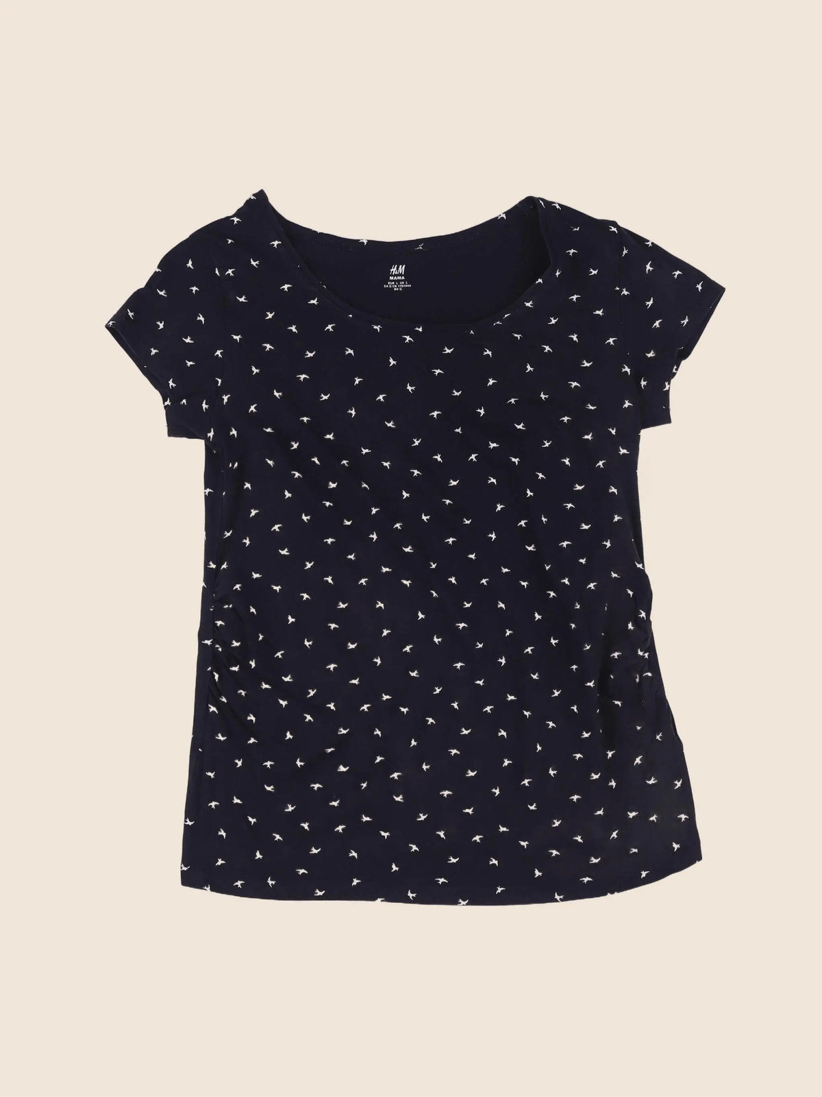 H&M - tee-shirt grossesse bleu - 44 à 46