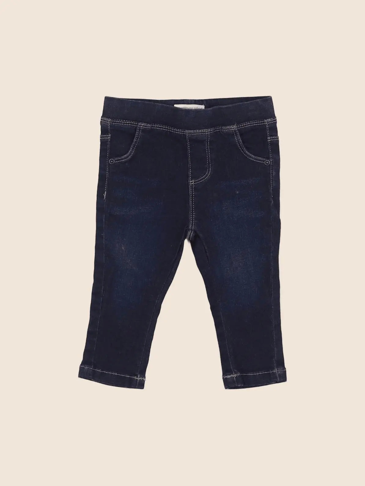 Vertbaudet - jegging bleu - 9 mois