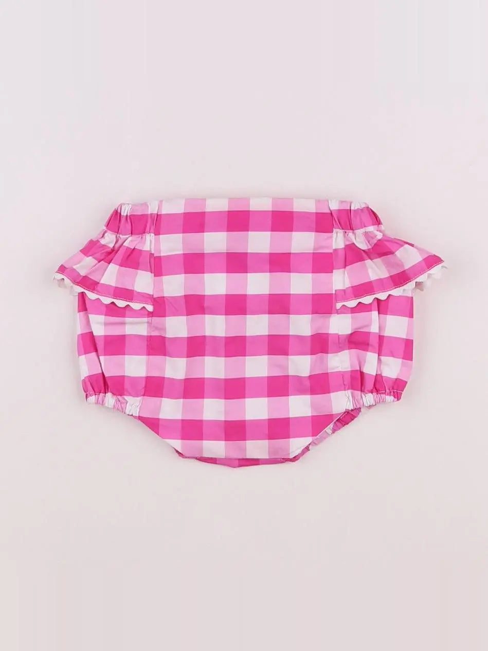 Jacadi - bloomer volants au dos rose - 3 mois