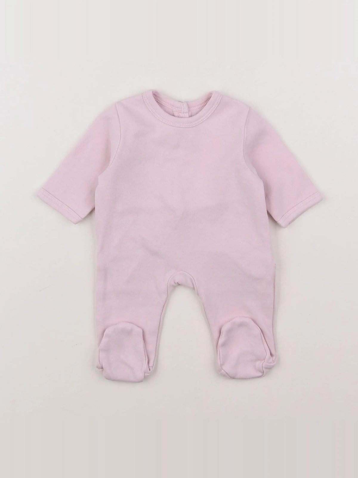 Vertbaudet - pyjama coton rose - 0 mois
