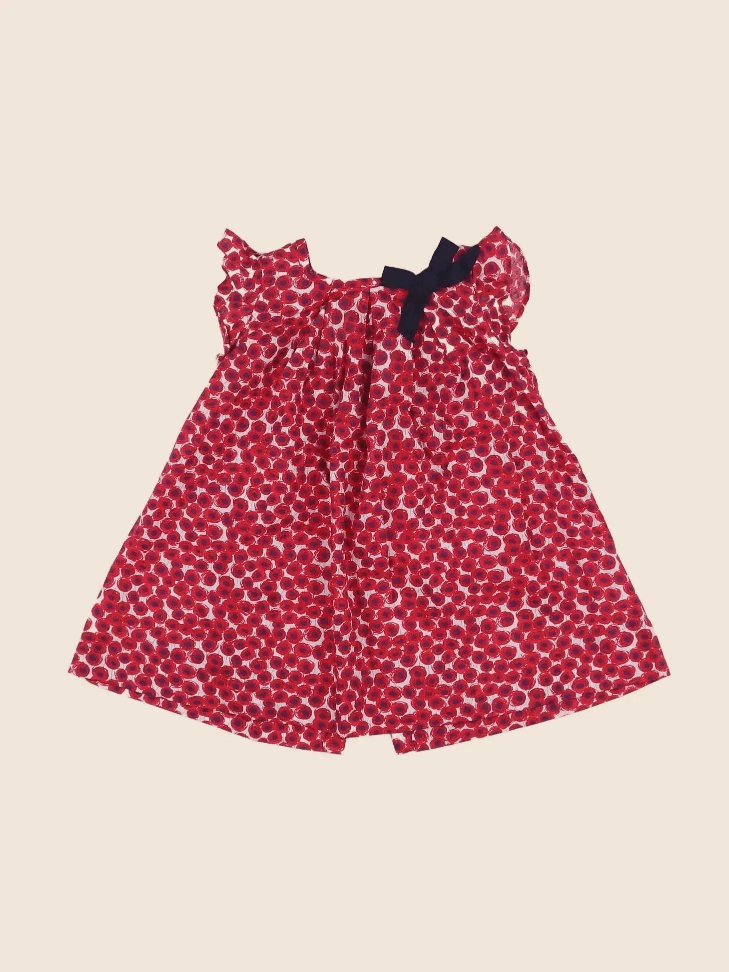 Jacadi - robe rouge - 6 mois