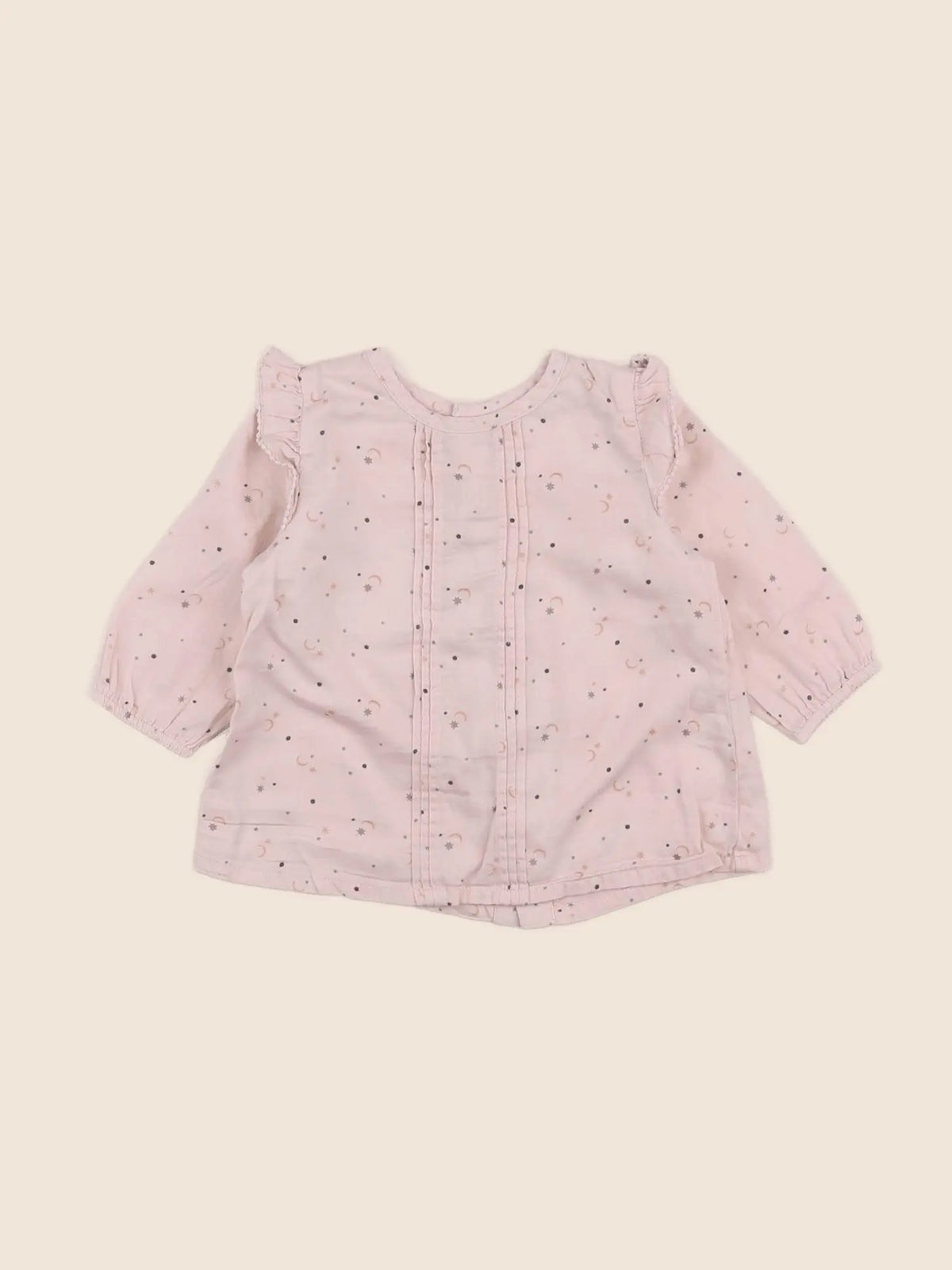 Boutchou - blouse rose - 12 mois