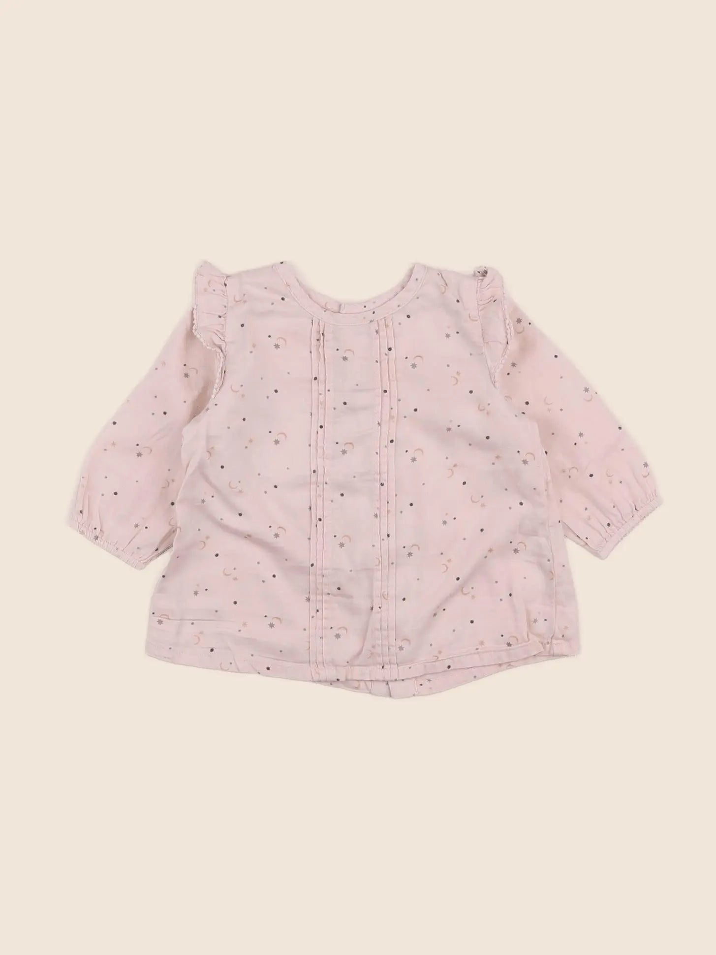 Boutchou - blouse rose - 12 mois