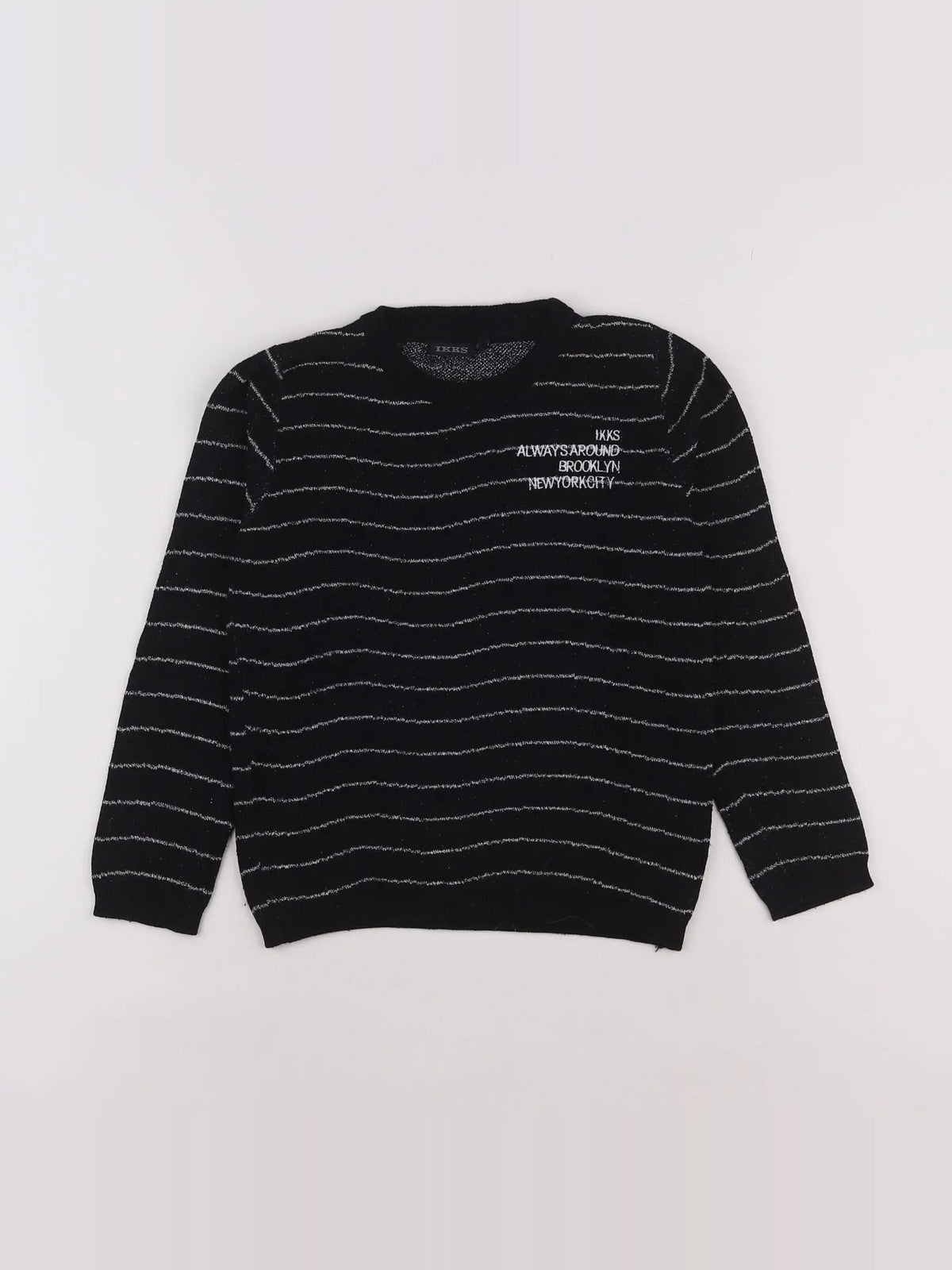 IKKS - pull noir - 6 ans