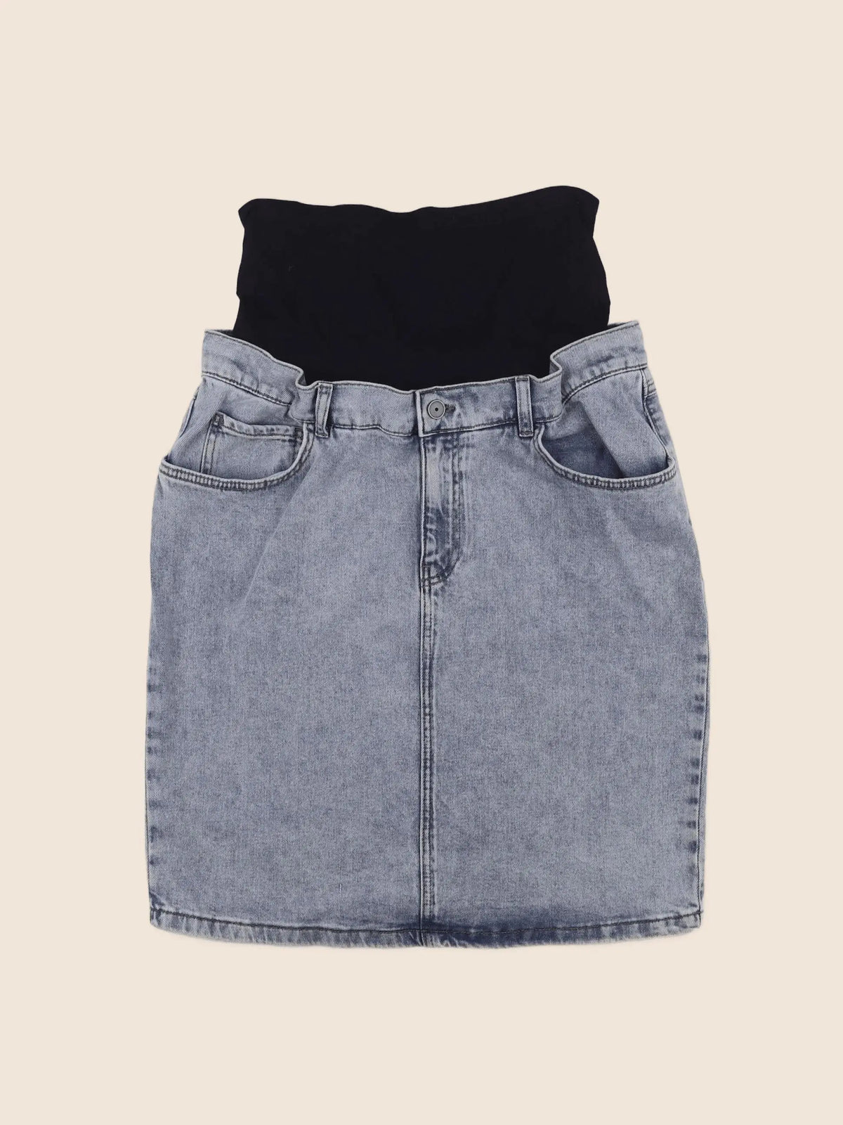 Envie de fraise - jupe grossesse bleu - 38
