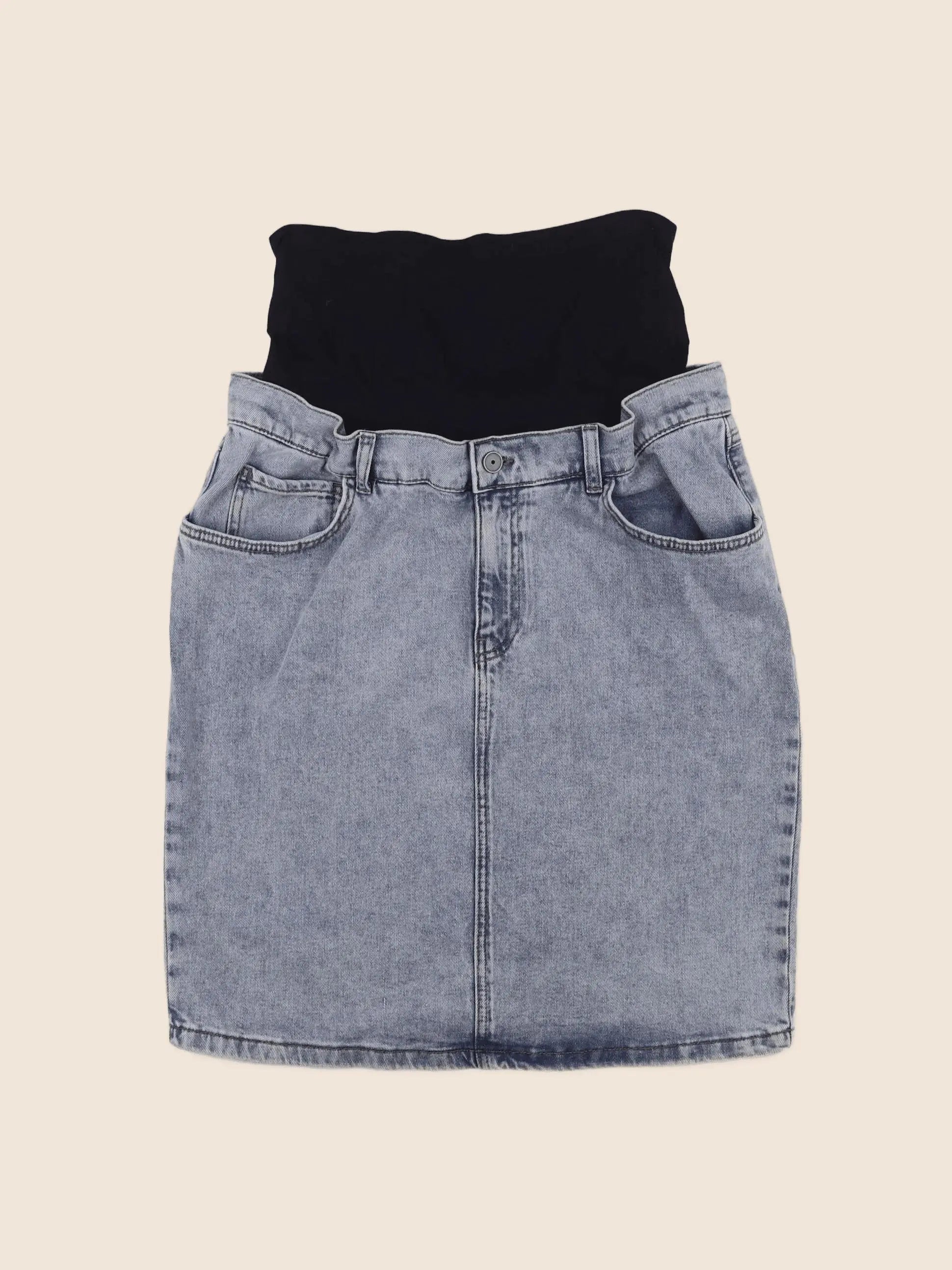 Envie de fraise - jupe grossesse bleu - 38