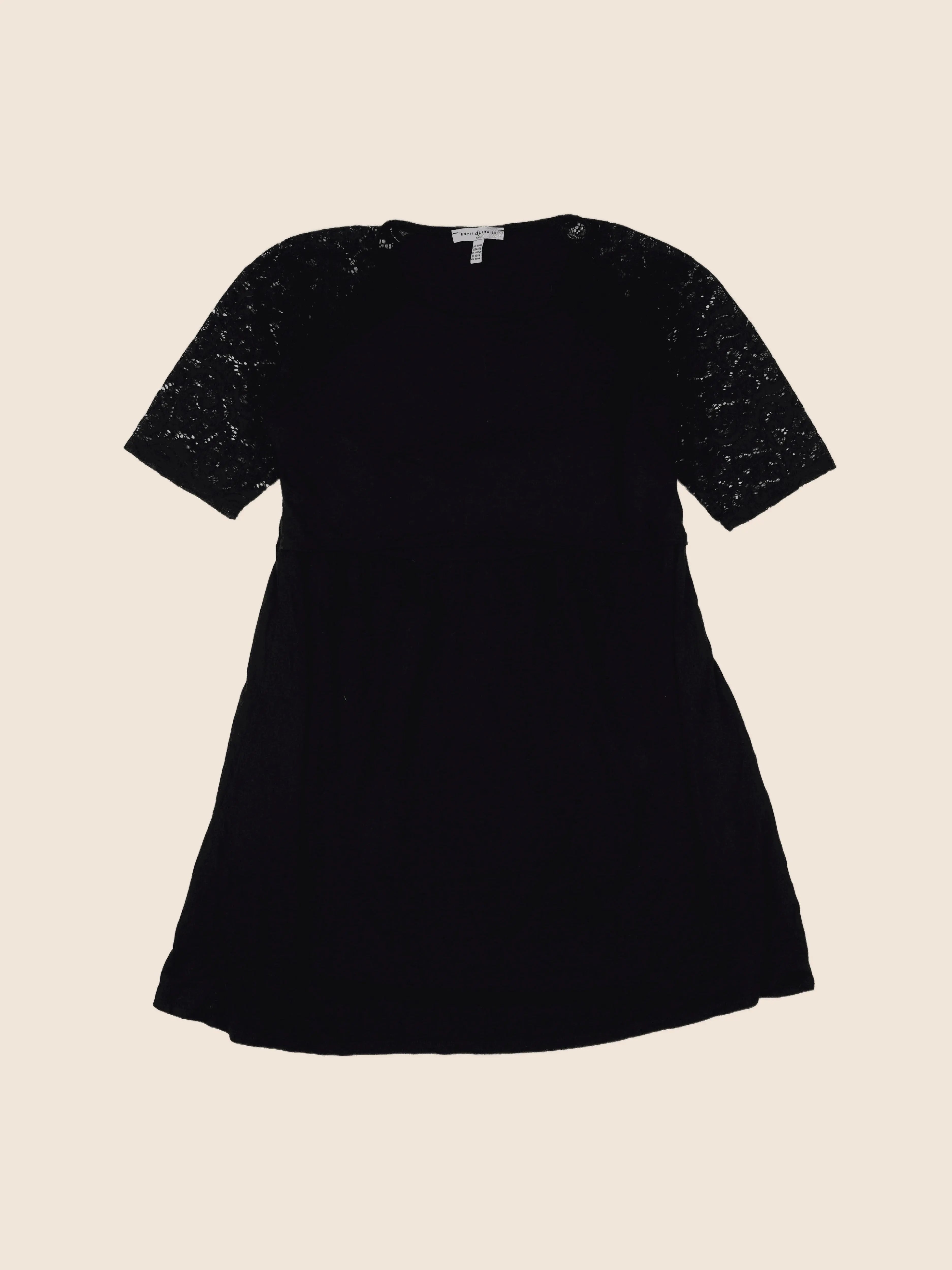 Envie de fraise - robe allaitement noir - 44 à 46