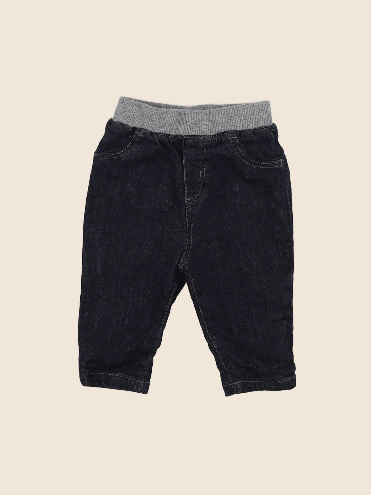 Boutchou - jean doublé bleu - 3 mois