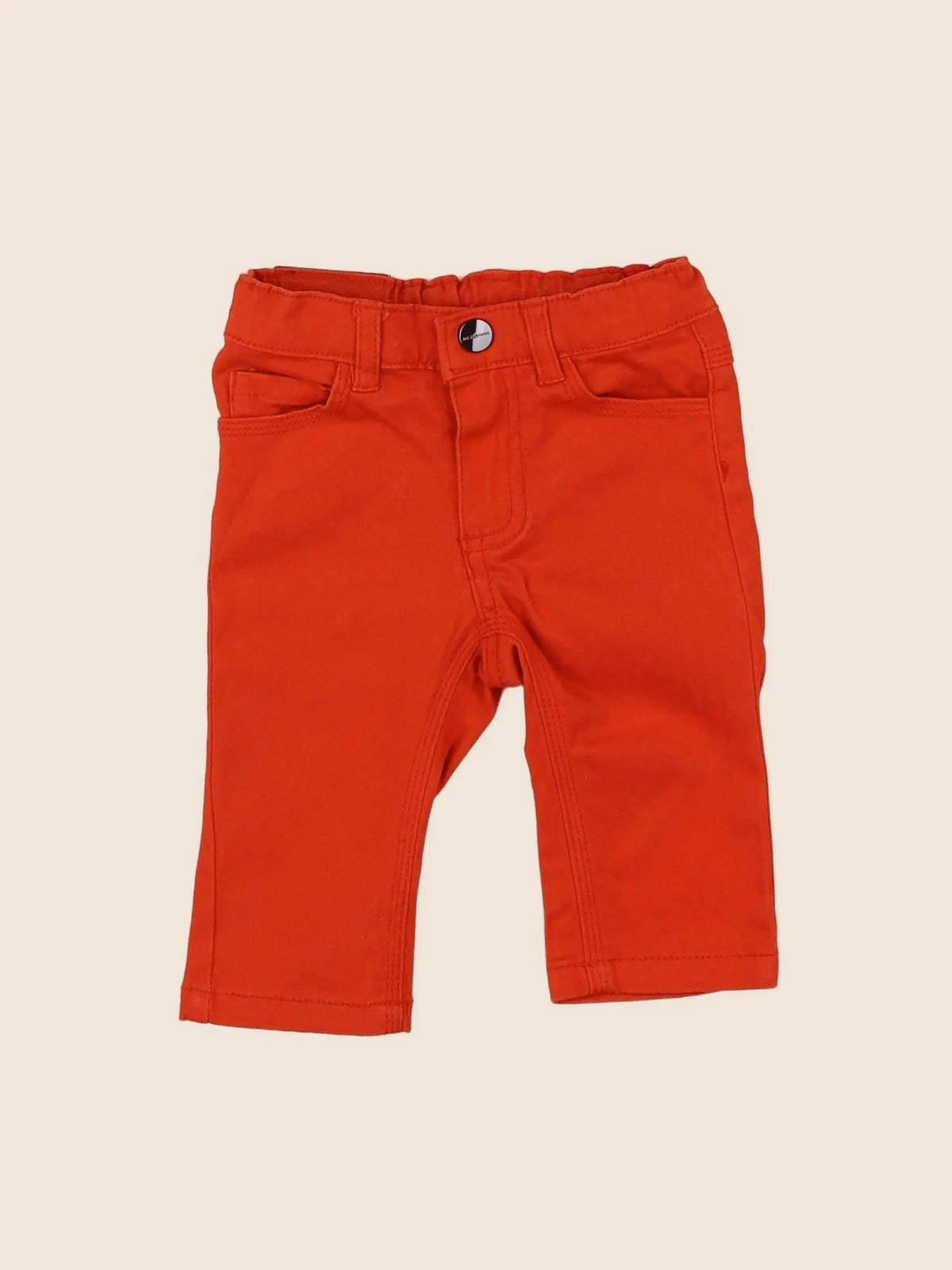 Jacadi - pantalon orange - 6 mois
