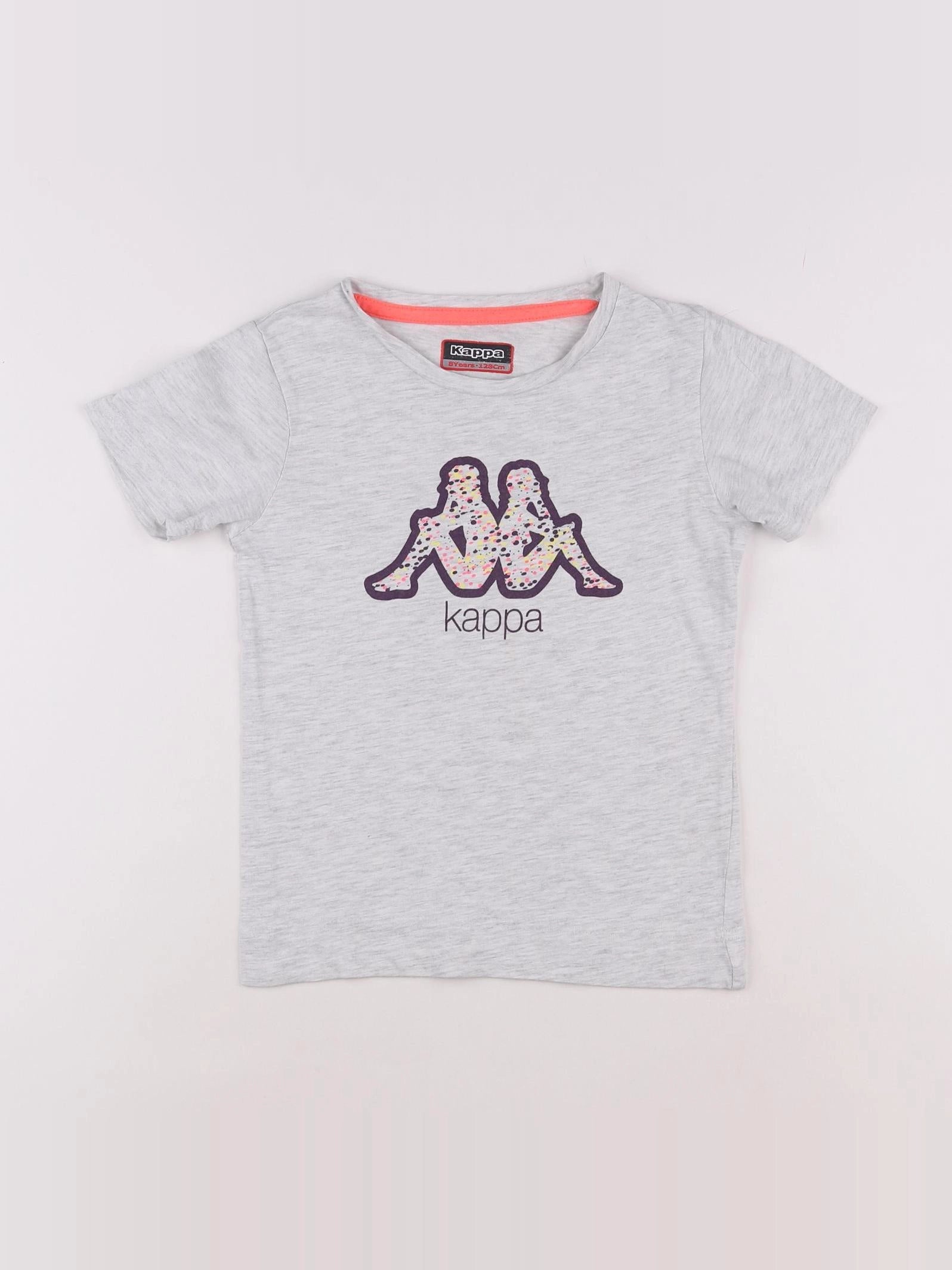 Kappa - tee-shirt gris - 8 ans
