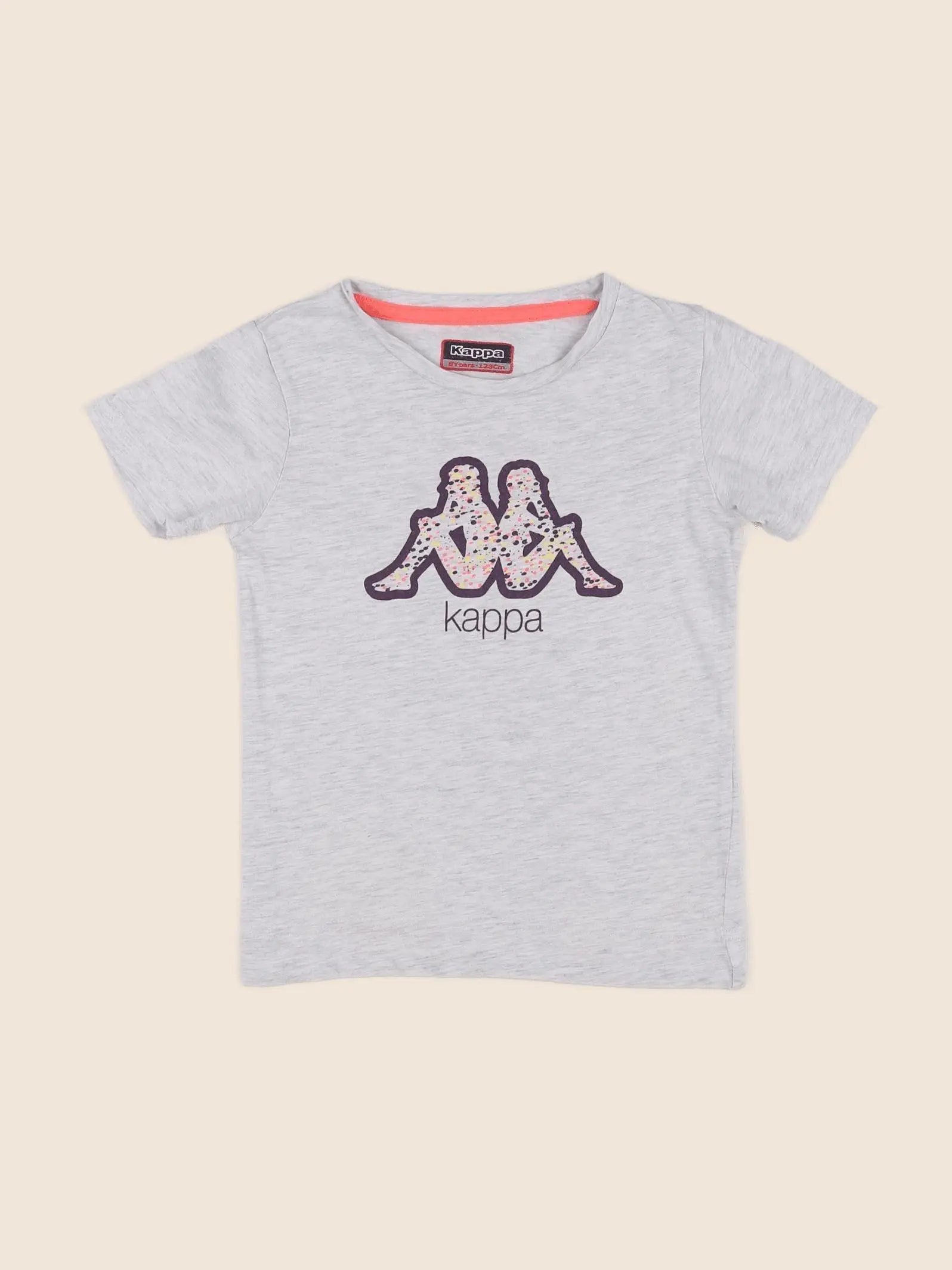 Kappa - tee-shirt gris - 8 ans