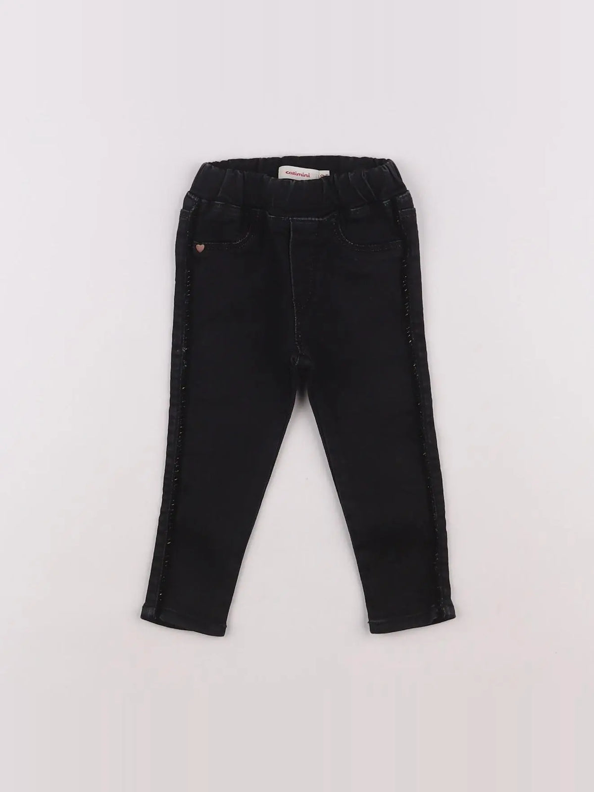 Catimini - jegging noir - 9 mois