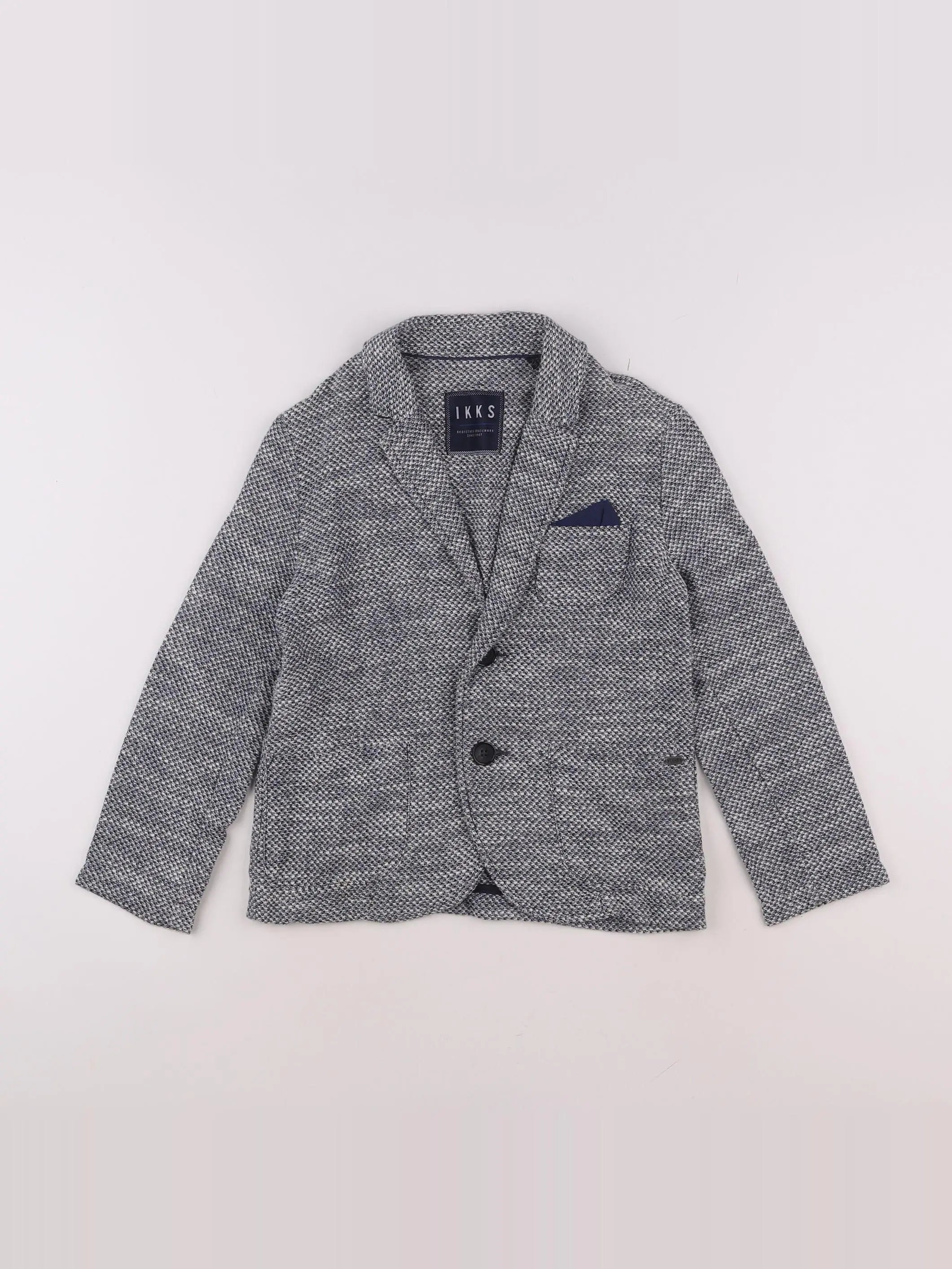 IKKS - veste bleu - 8 ans